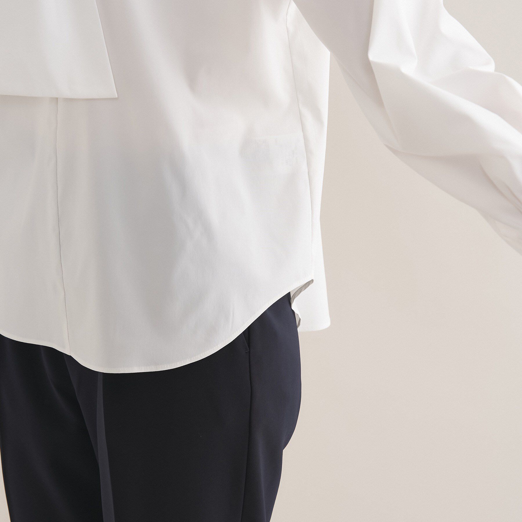 INDIVI「【2点セット／洗える】ツイードジレ＆ボウタイブラウス」|その他|