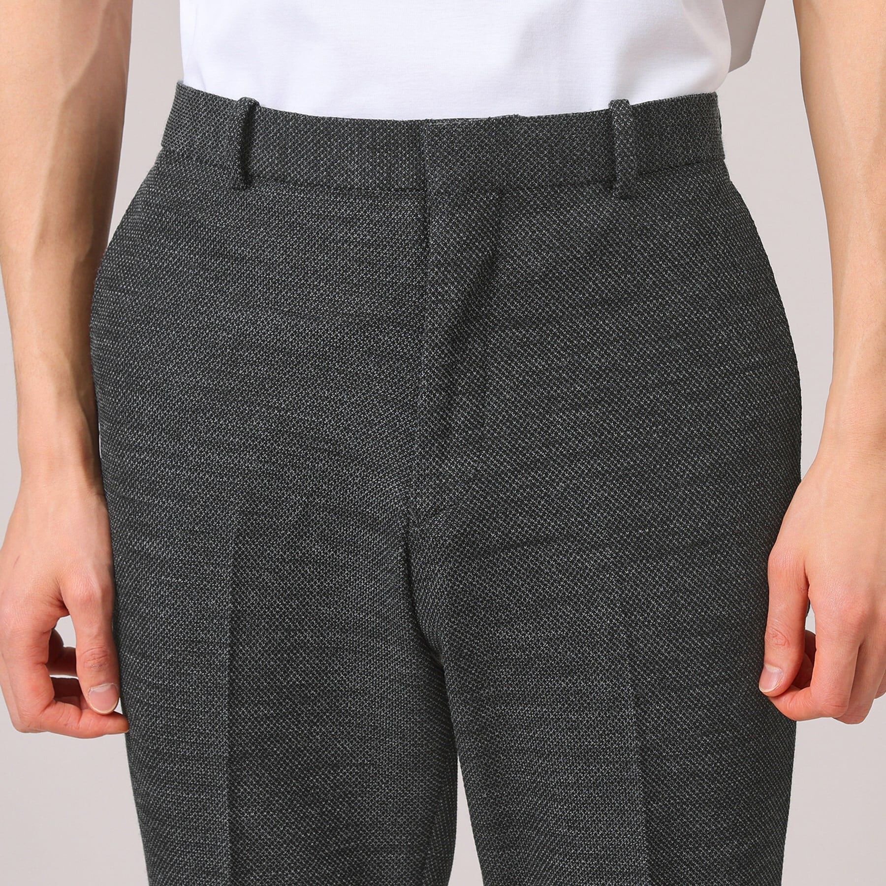 TAKEO KIKUCHI「【尾州織】ウールブレンド ハニカムメッシュ パンツ」|その他|