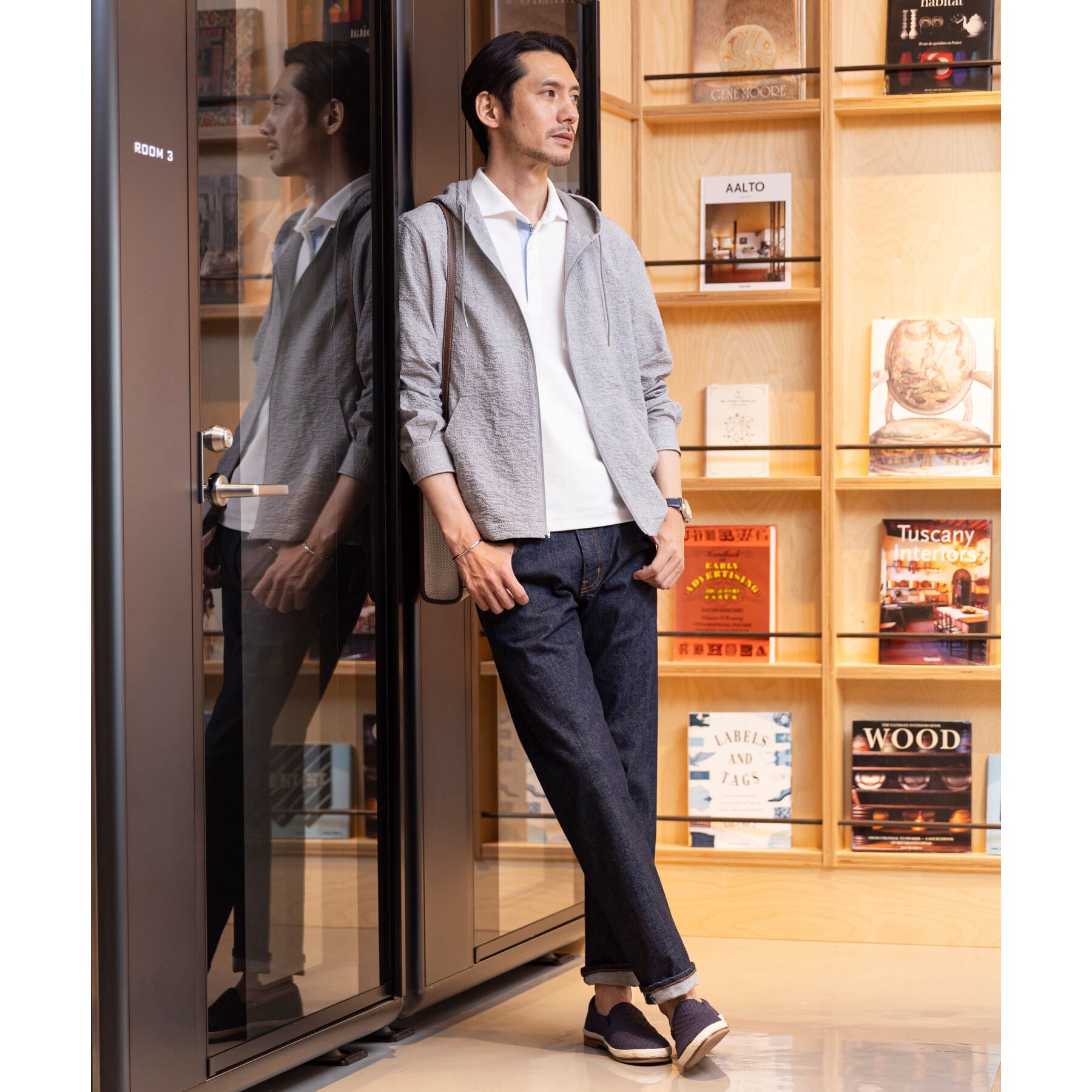 TAKEO KIKUCHI「【抗菌防臭／9色5サイズ展開】ハニカムメランジ ポロシャツ」|ポロシャツ|