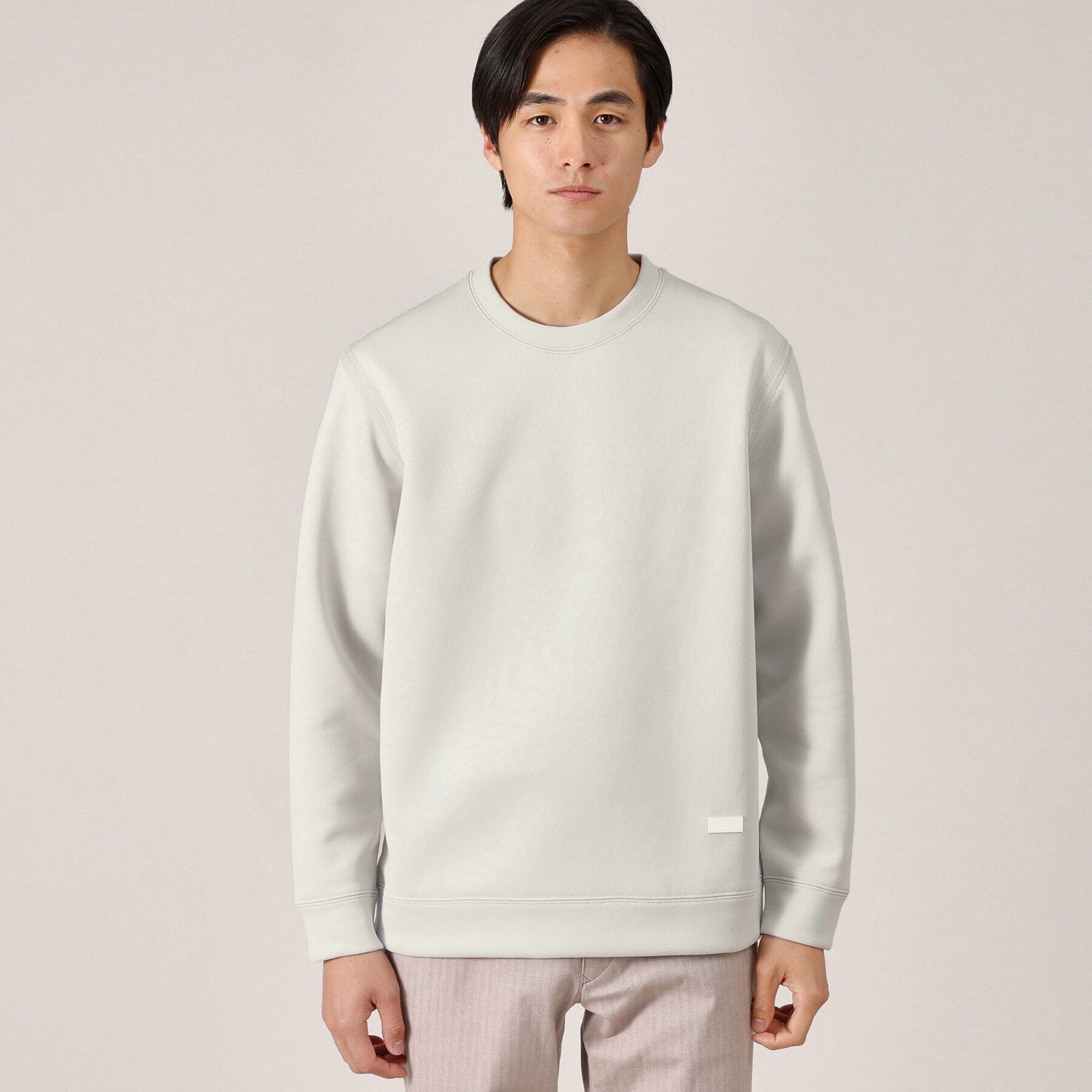 TAKEO KIKUCHI「ハニカムダンボール スウェット プルオーバー」|パーカー|ライトグレー(011