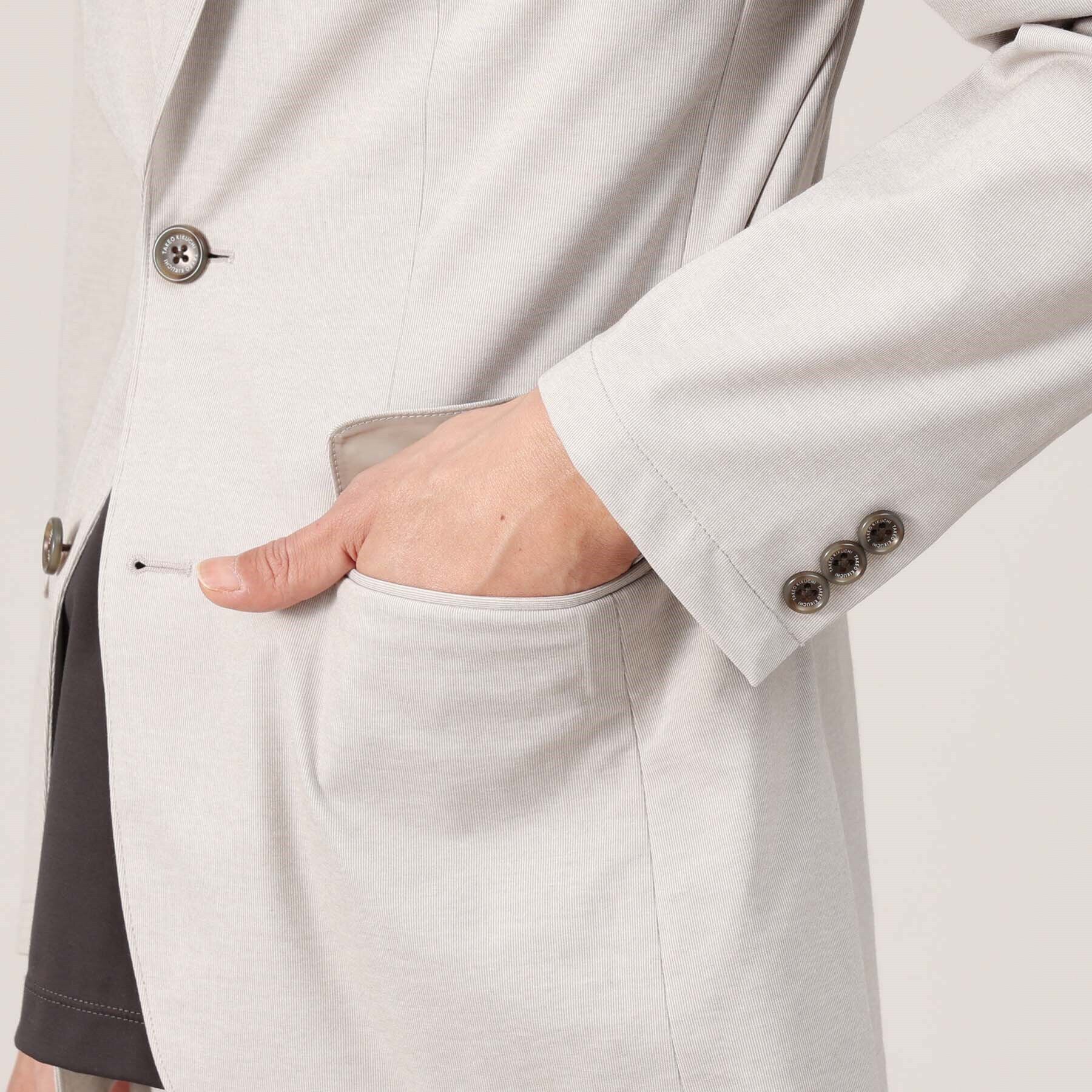 TAKEO KIKUCHI「【360&deg;ストレッチ／セットアップ対応】None Of Stress シャドーピンストライプ ジャケ」|テーラードジャケット|