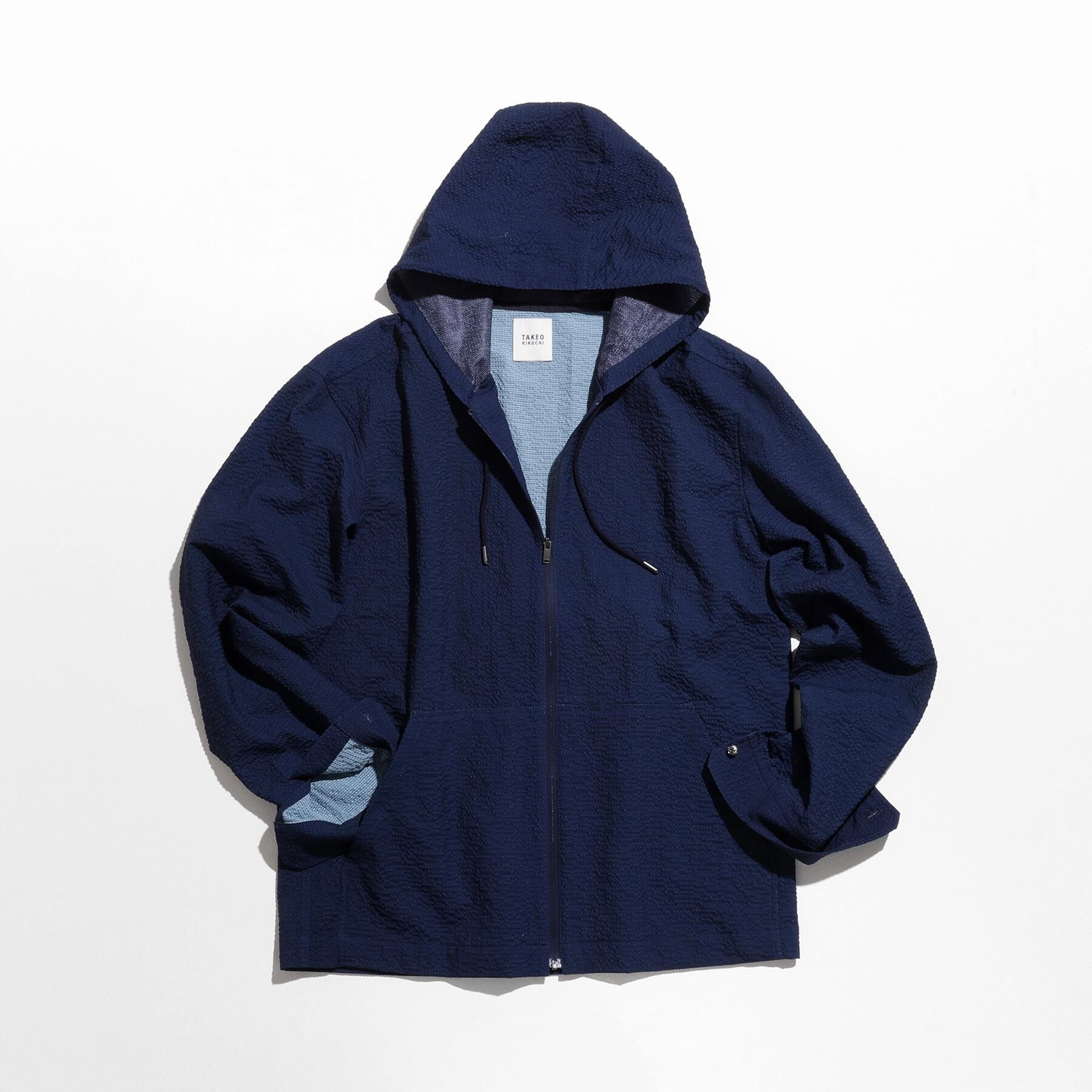 TAKEO KIKUCHI「【軽羽織】リップル プリント シャツパーカ」|パーカー|
