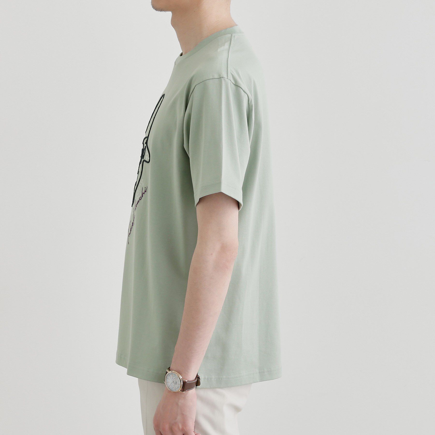 TAKEO KIKUCHI「【Sサイズ～】フェイスロープ刺繍 天竺Tシャツ」|Tシャツ・カットソー|