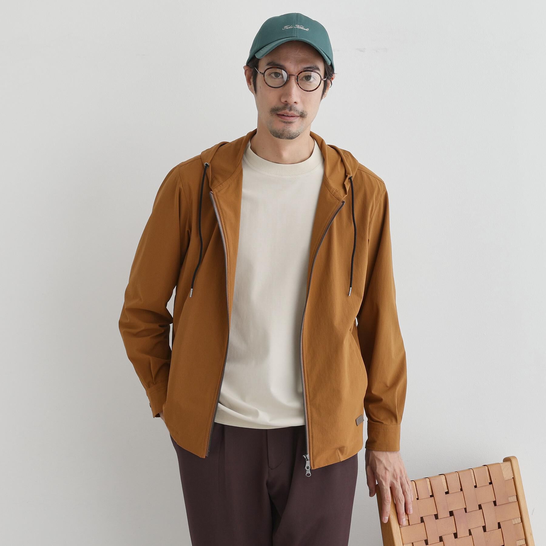 TAKEO KIKUCHI「【3D ナイロン ストレッチ】ジップアップ フードブルゾン」|ブルゾン・スタジャン|