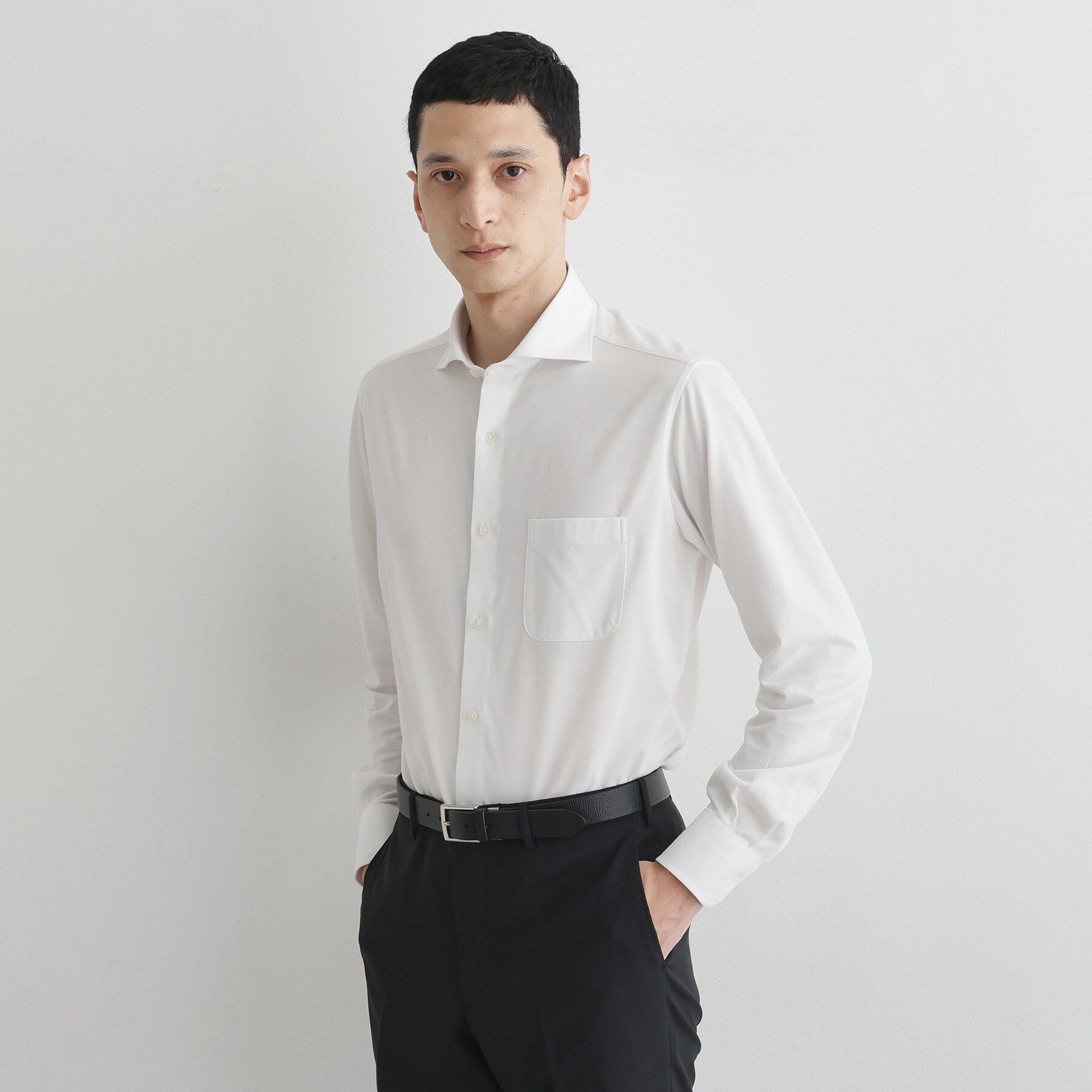 TAKEO KIKUCHI「クールマックス コンパクトジャージ シャツ」|シャツ・ブラウス|