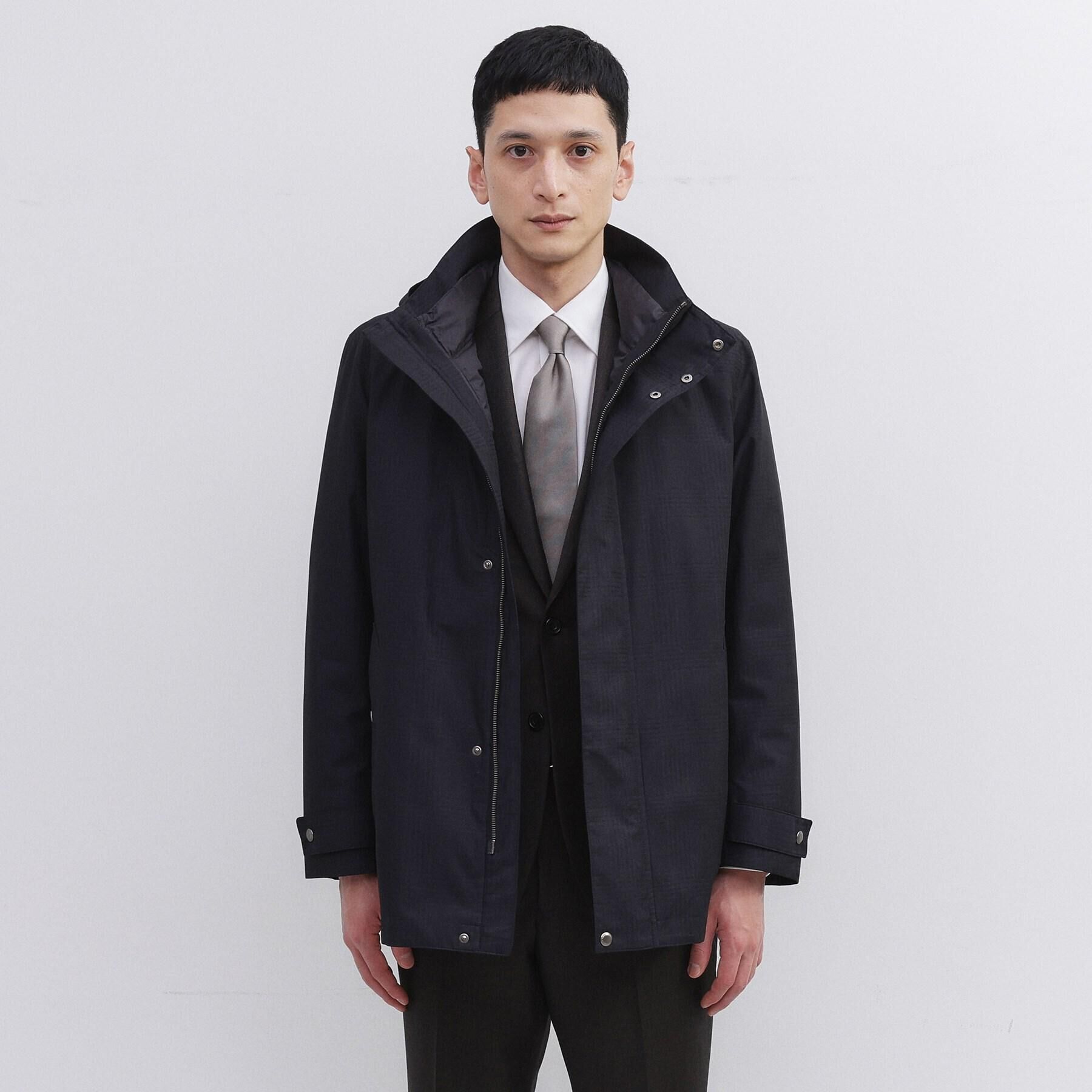 TAKEO KIKUCHI「【3WAY】グレンチェック ダウンライナー ブルゾン」|ブルゾン・スタジャン|