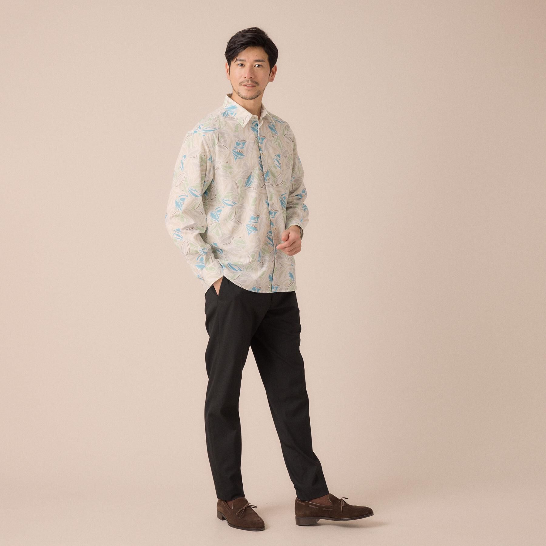 TAKEO KIKUCHI「カカオ柄プリントシャツ」|シャツ・ブラウス|