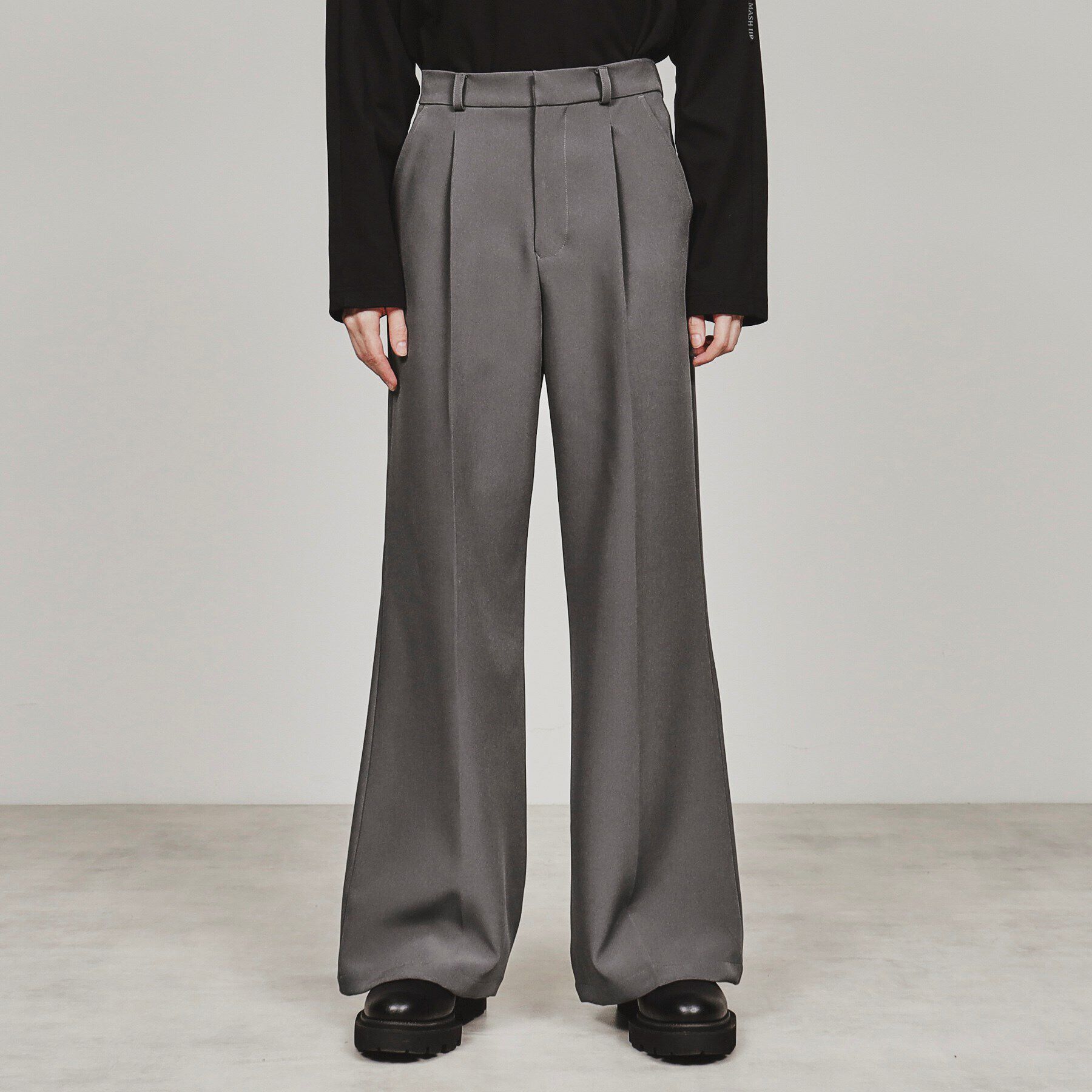 tk.TAKEO KIKUCHI「ダブルクロスフレアパンツ」|その他|