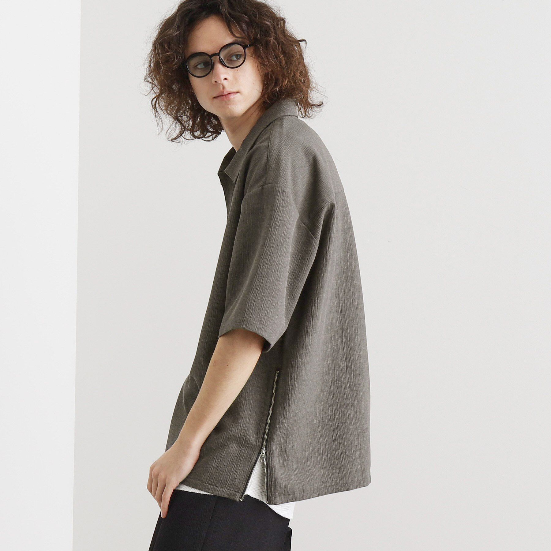 tk.TAKEO KIKUCHI「【セットアップ対応】テッククレープスキッパーシャツ」|シャツ・ブラウス|