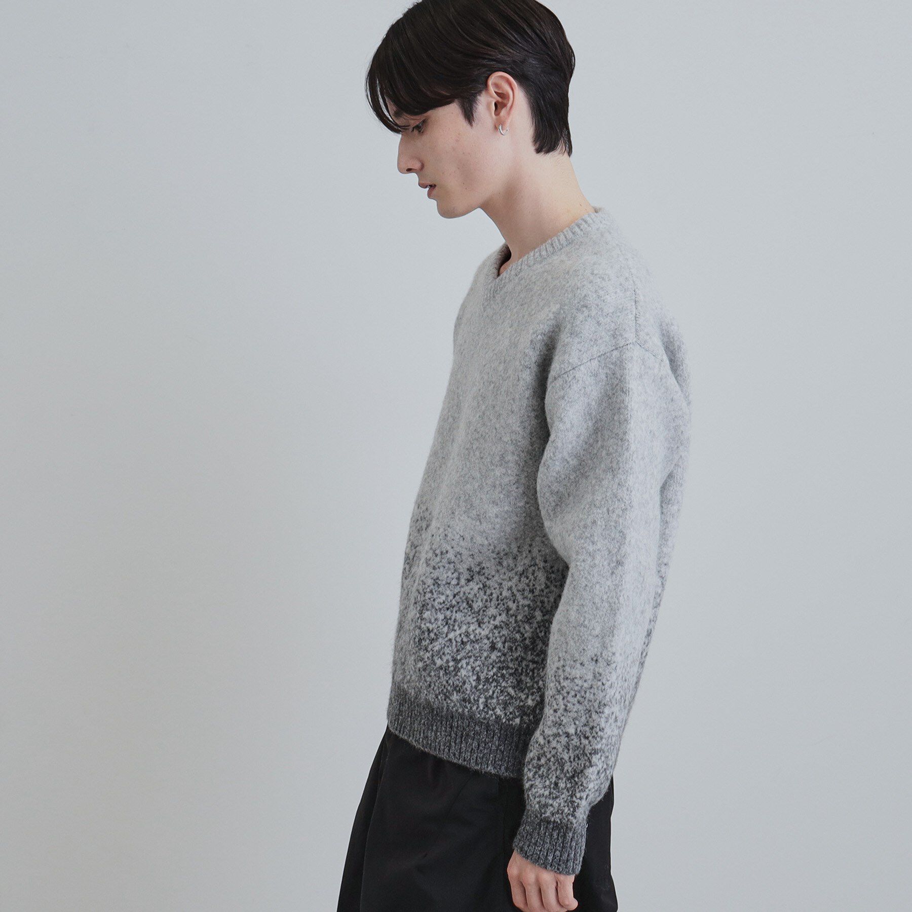 tk.TAKEO KIKUCHI「ミスティーシャギーVネックニット」|ニット・セーター|