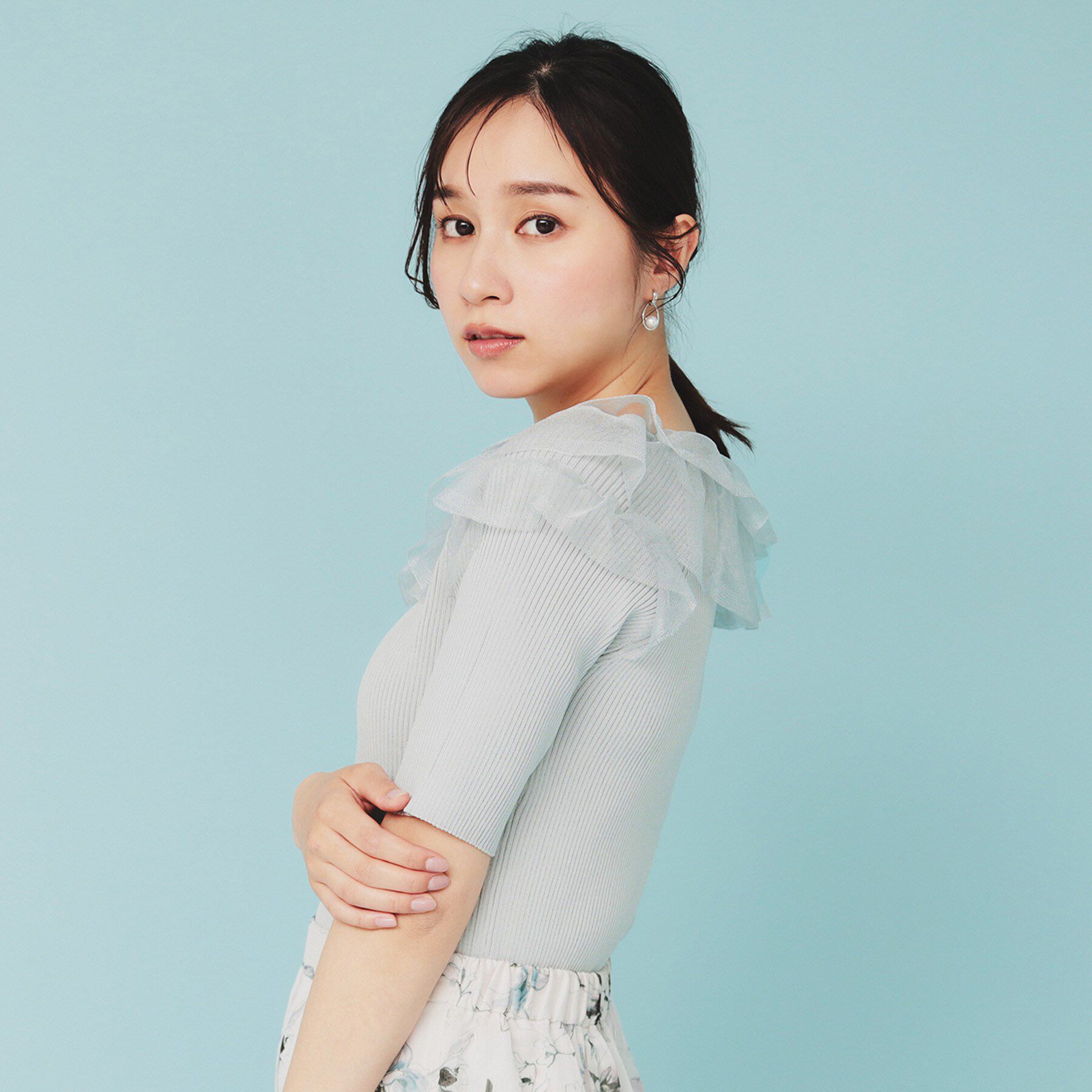 index「シアーラメフリルニット【洗濯機洗い可】」|ニット・セーター|