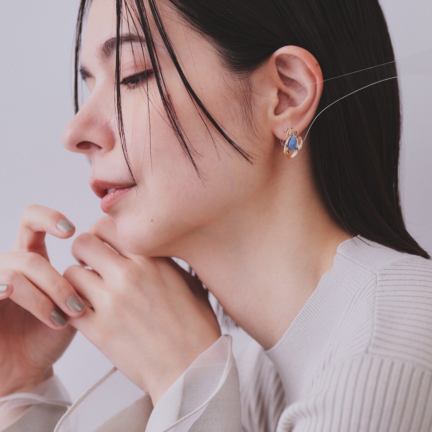 OPAQUE.CLIP「メタル&times;カラーピアス」|ピアス|