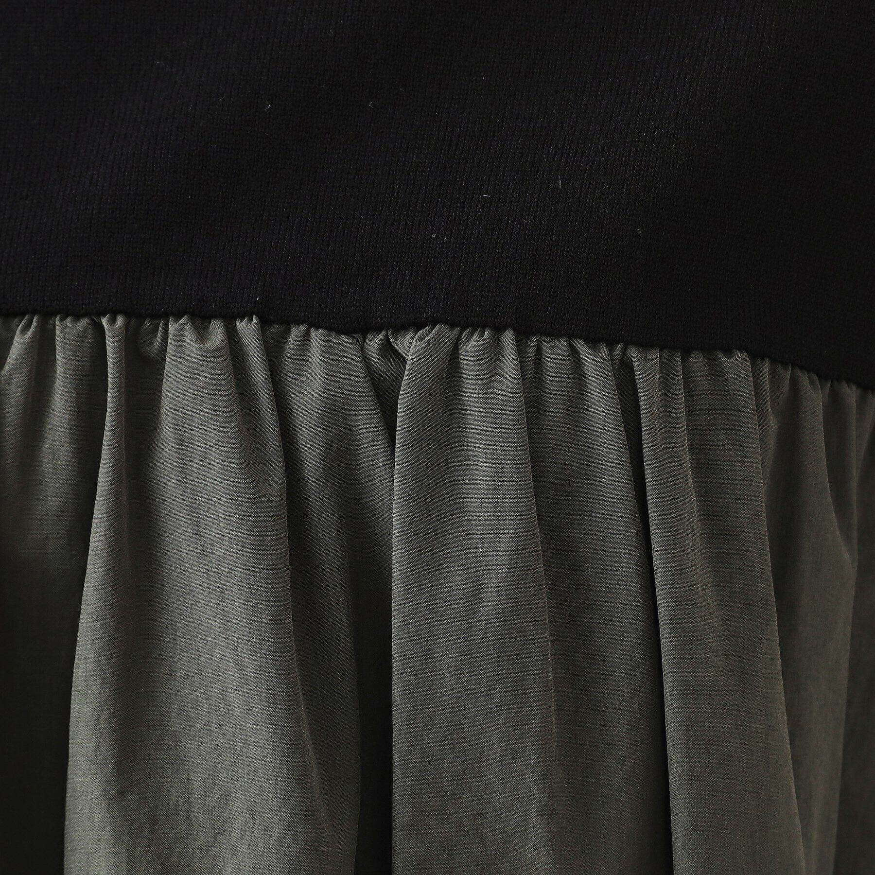 OPAQUE.CLIP「ギャザーフハクドッキングニット【洗濯機洗い可】」|ニット・セーター|