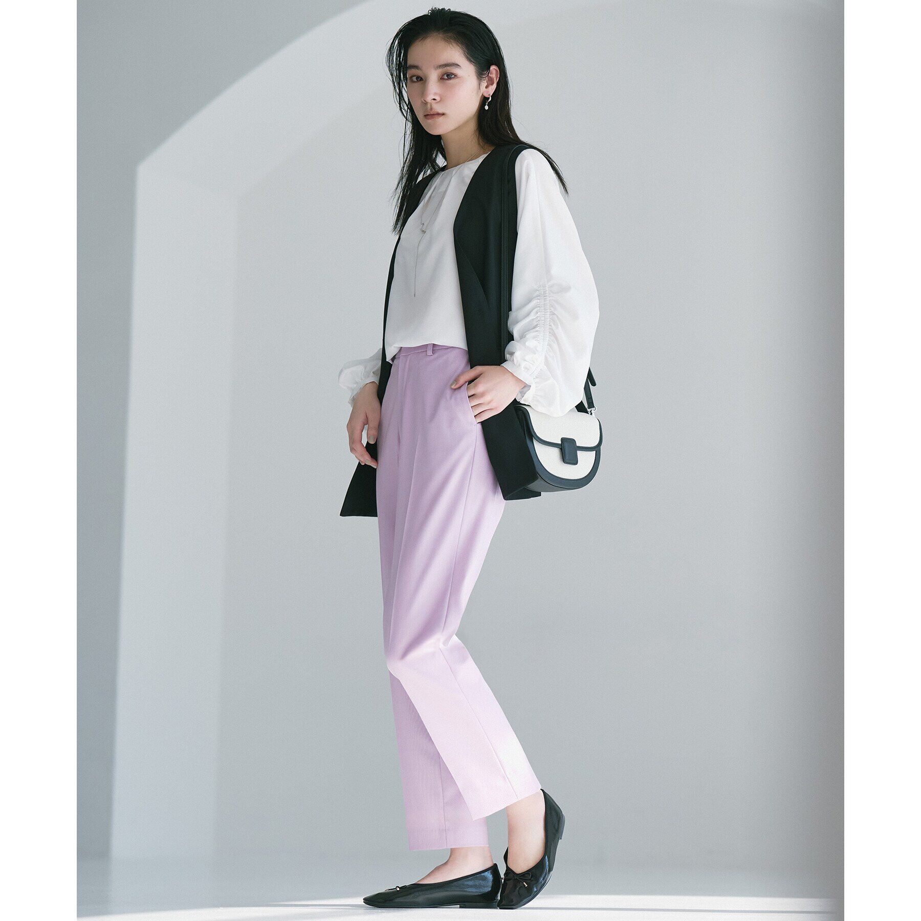 OPAQUE.CLIP「美脚ストレッチテーパードパンツ【洗濯機洗い可】」|その他|