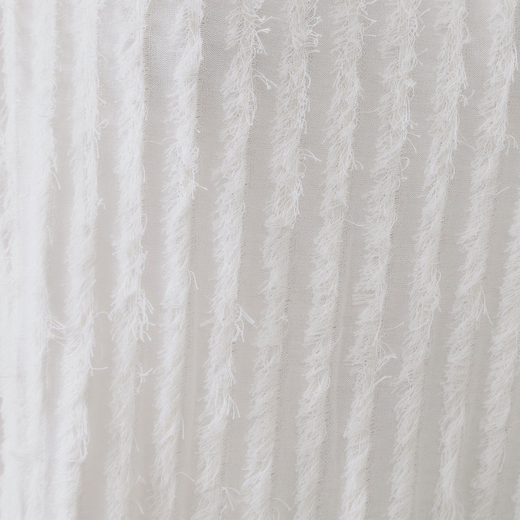 OPAQUE.CLIP「フリンジクロップドニット【洗濯機洗い可/抗ピル】」|ニット・セーター|