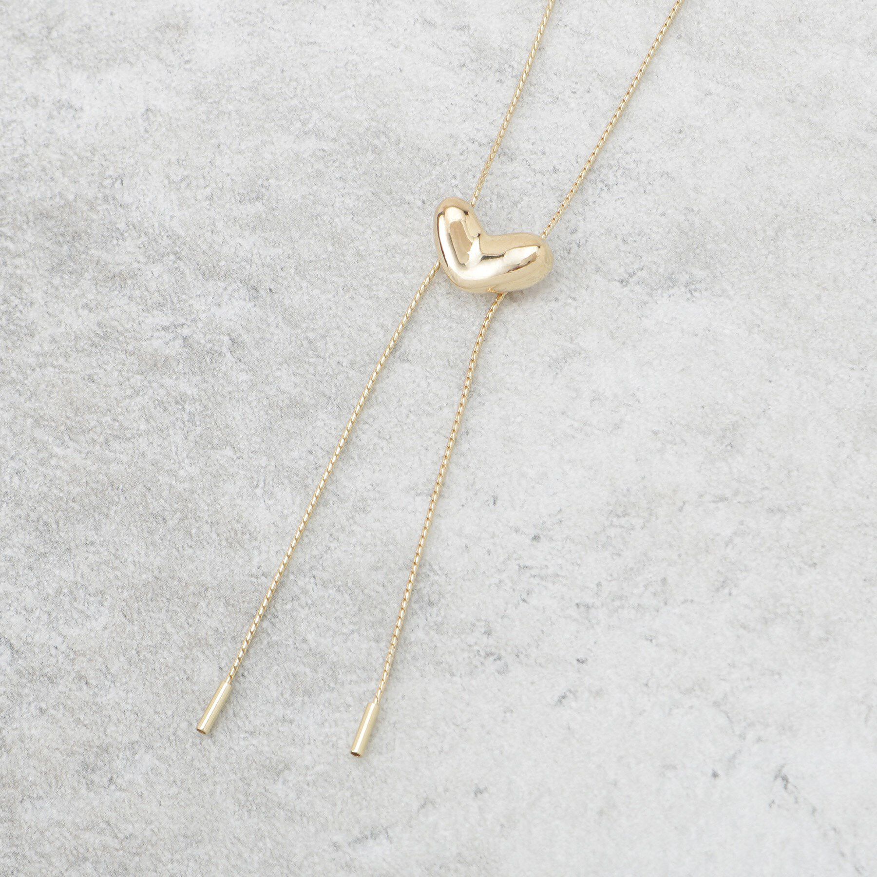 OPAQUE.CLIP「ハートモチーフスライドネックレス」|ネックレス|ゴールド(007)