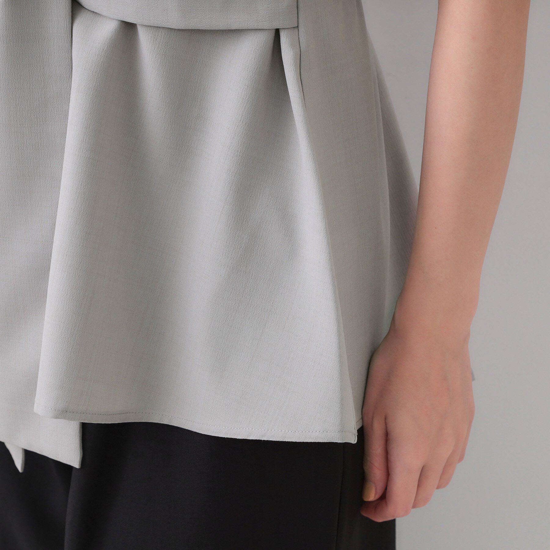 OPAQUE.CLIP「ビスチェドッキングカットソー【洗濯機洗い可】」|Tシャツ・カットソー|