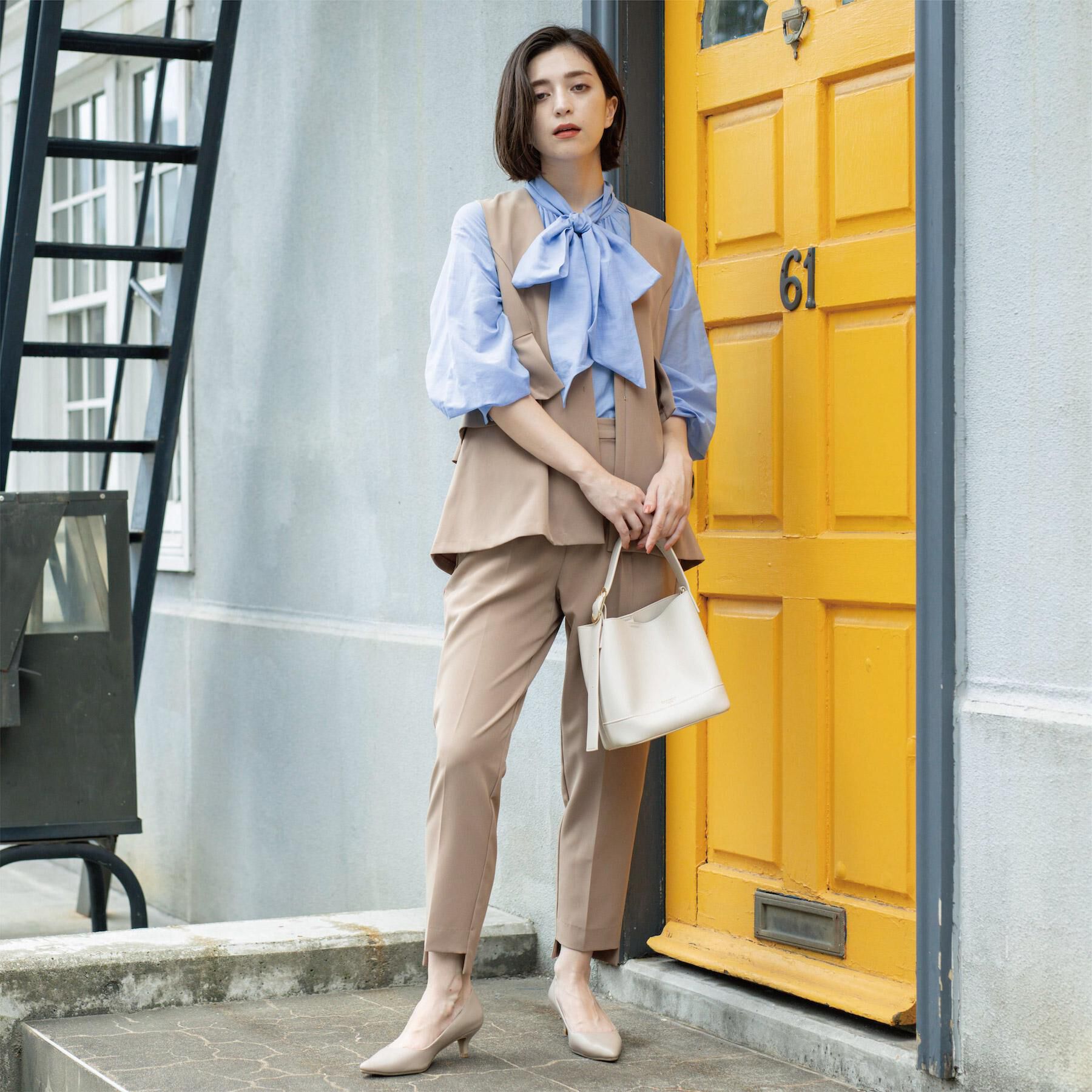 OPAQUE.CLIP「2WAYシアーボウタイブラウス【洗濯機洗い可】」|シャツ・ブラウス|