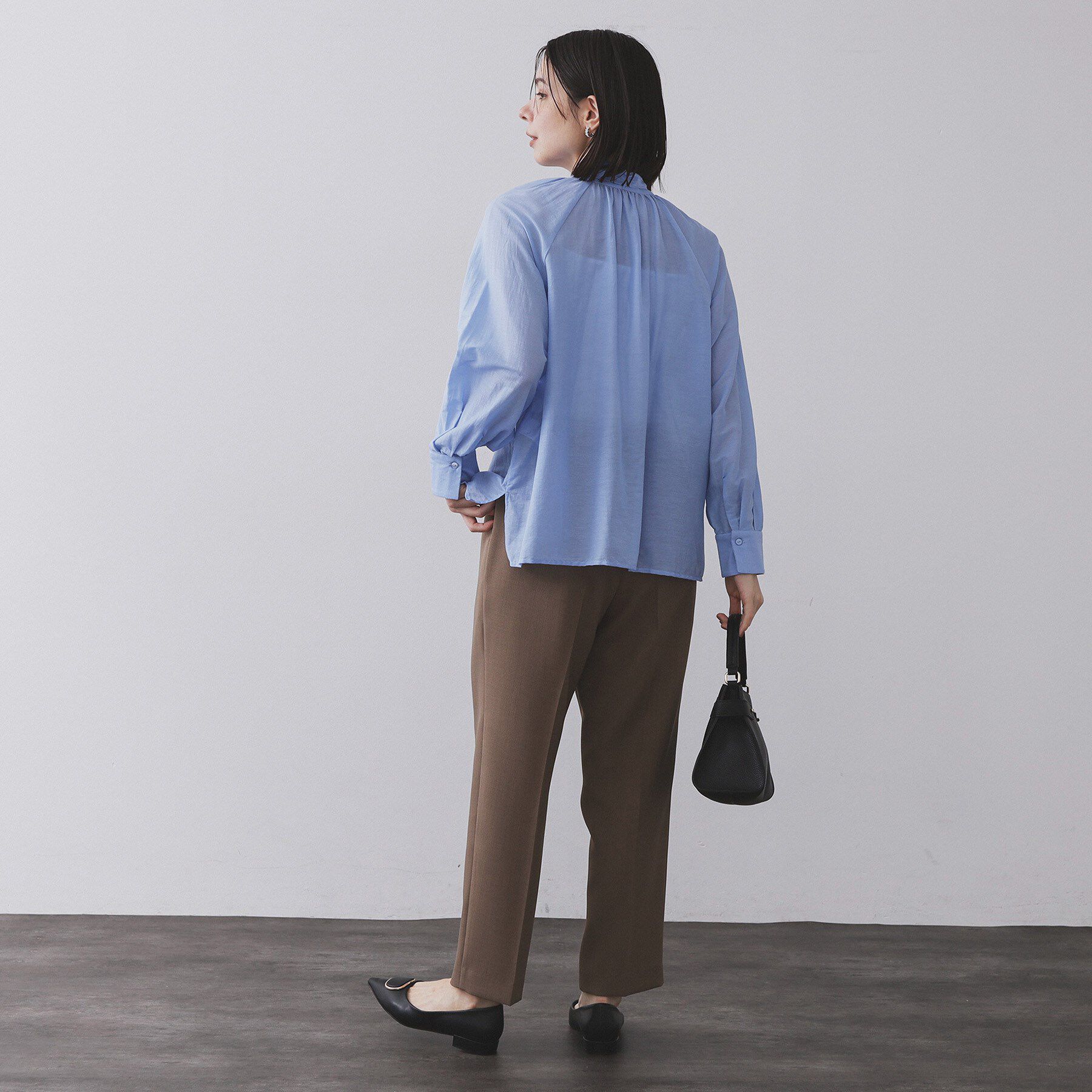 OPAQUE.CLIP「2WAYシアーボウタイブラウス【洗濯機洗い可】」|シャツ・ブラウス|