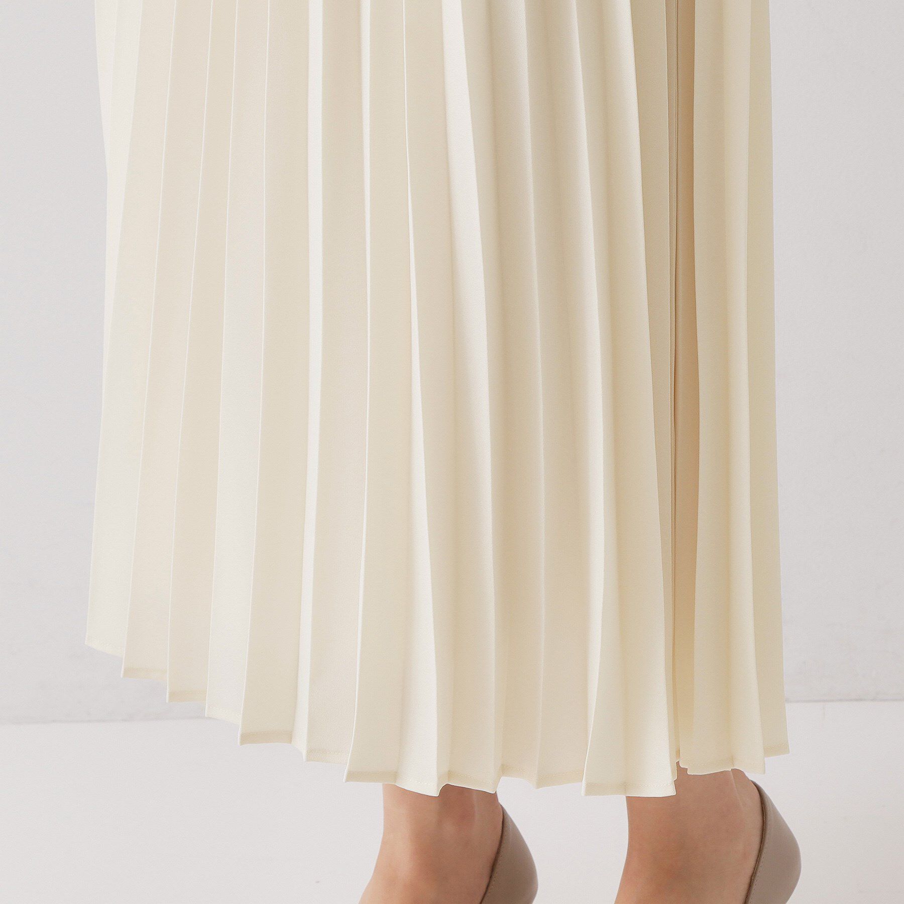 OPAQUE.CLIP「≪通勤・セレモニー対応≫プリーツスカート【洗濯機OK】」|スカート|