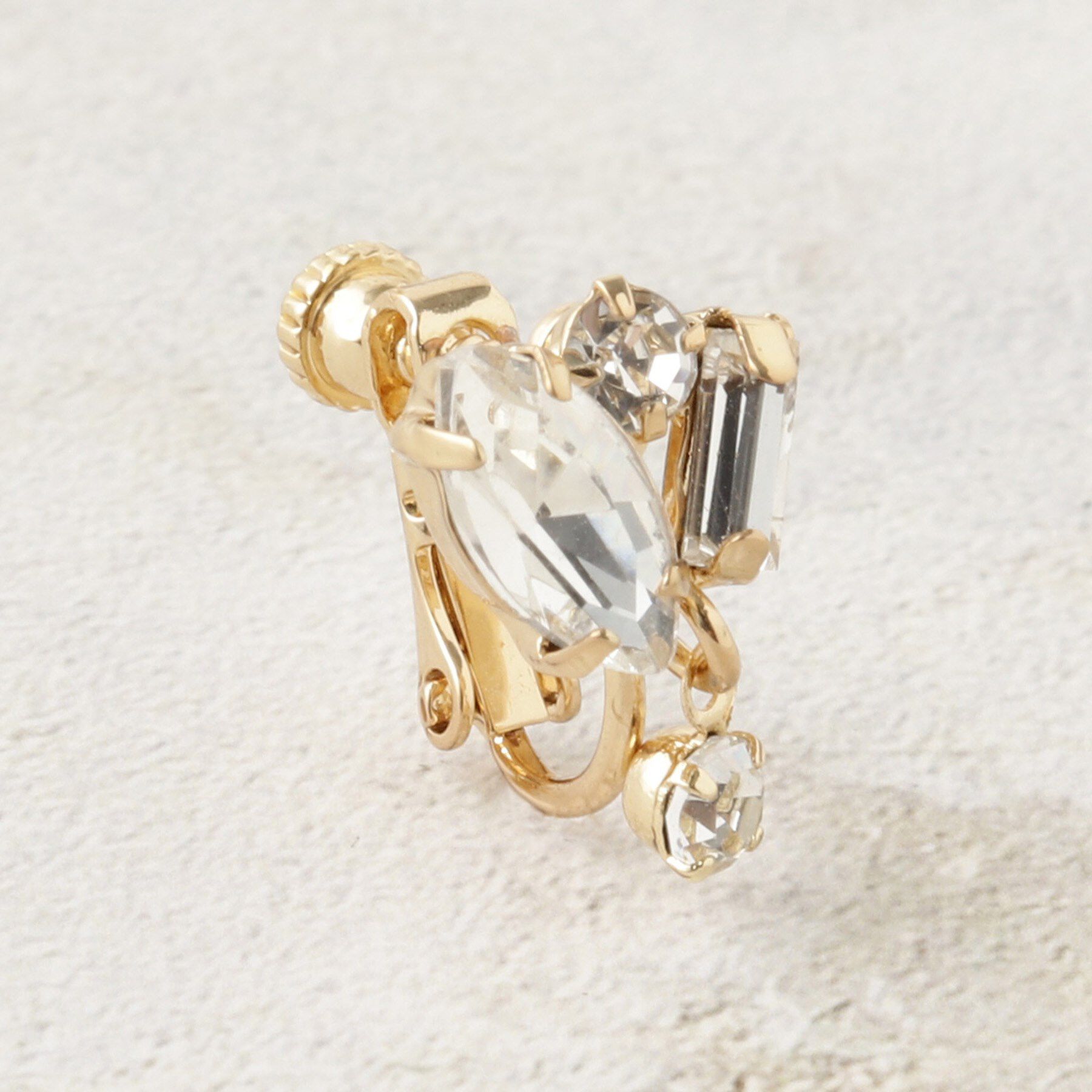 OPAQUE.CLIP「華奢ビジューイヤリング」|イヤリング|