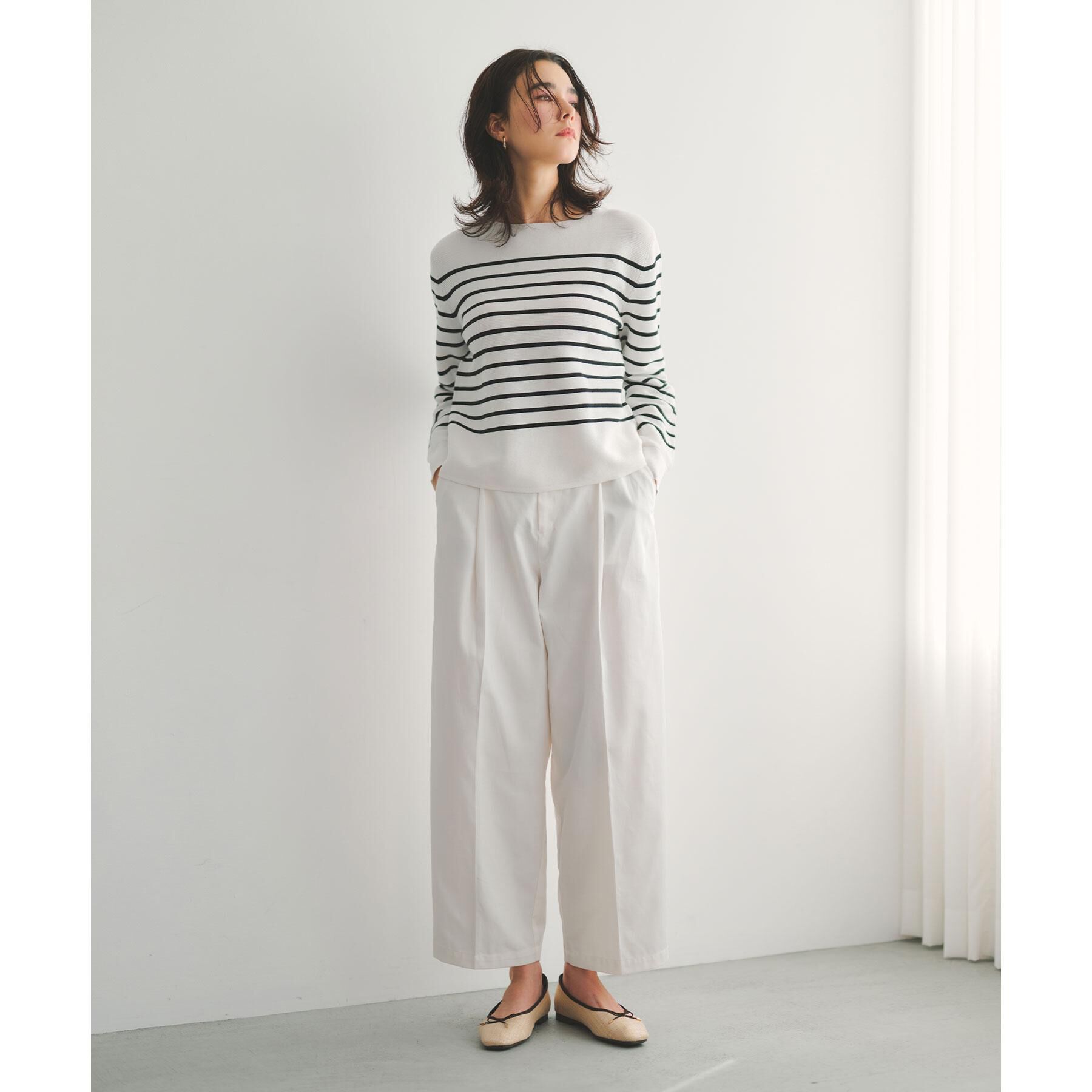 OPAQUE.CLIP「バレルレッグチノパンツ【洗濯機OK】」|その他|