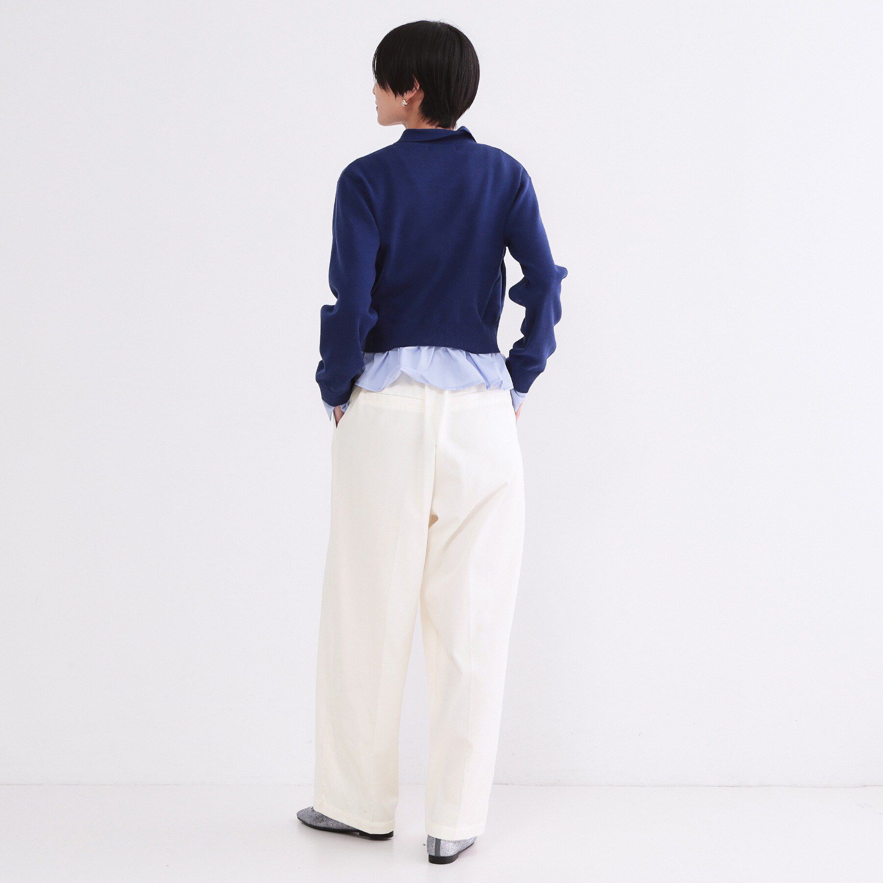 OPAQUE.CLIP「バレルレッグチノパンツ【洗濯機OK】」|その他|