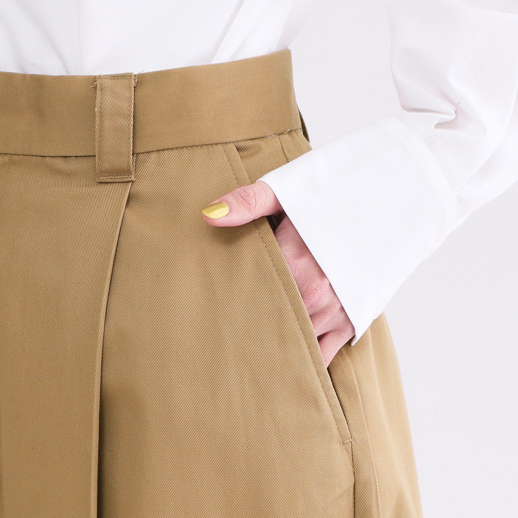 OPAQUE.CLIP「バレルレッグチノパンツ【洗濯機OK】」|その他|