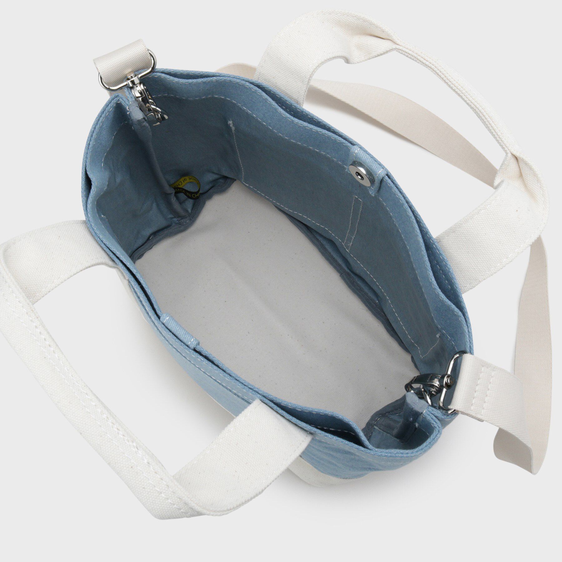 OPAQUE.CLIP「2WAYバイカラー帆布ミドルトート」|トートバッグ|