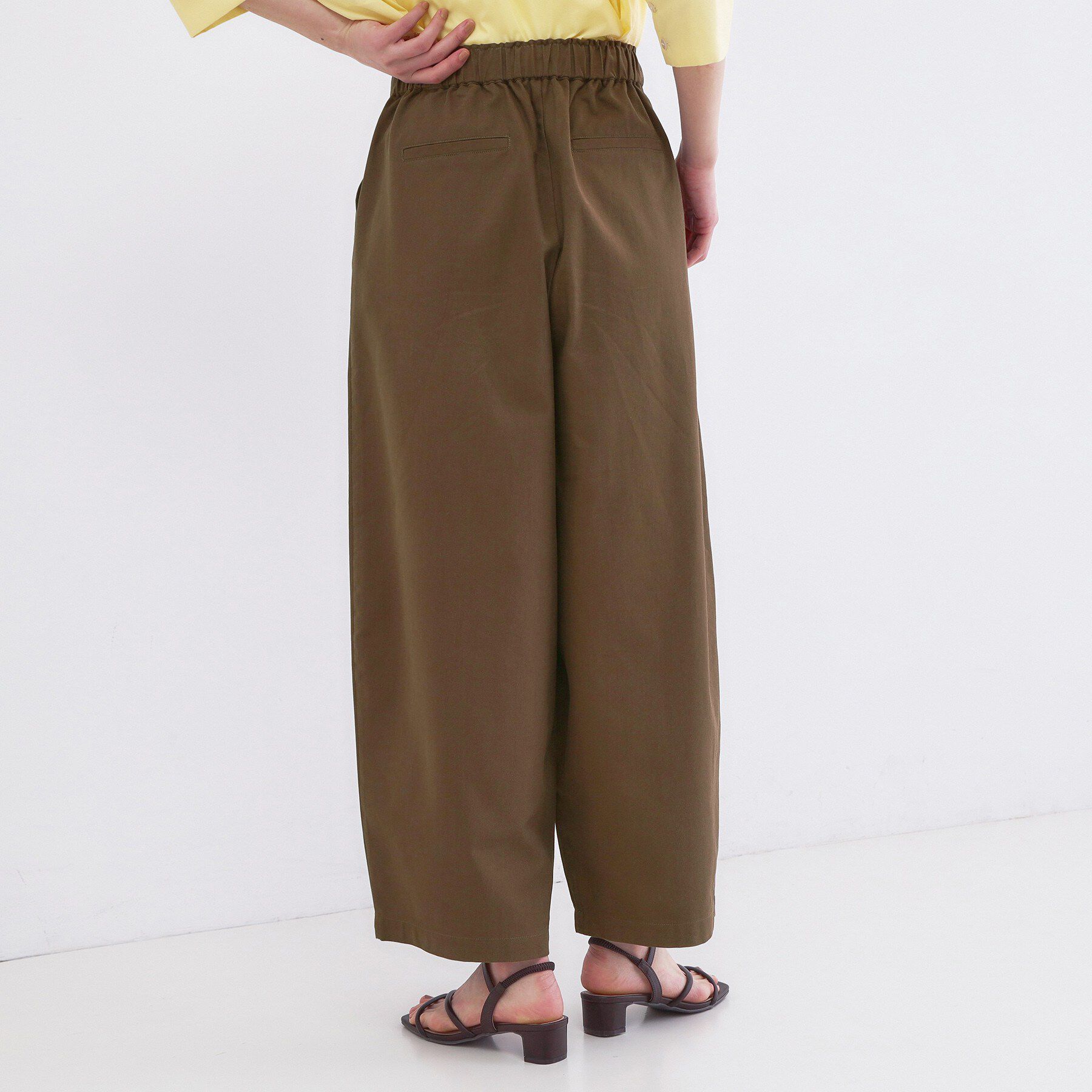 OPAQUE.CLIP「バレルレッグイージーパンツ【洗濯機OK】」|その他|