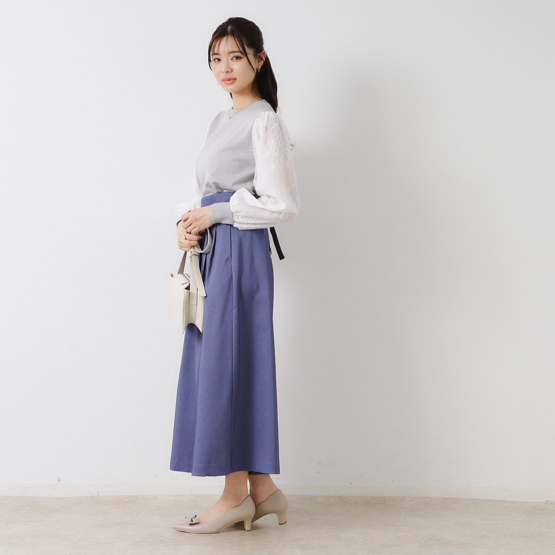 Couture broach「【きれいめ・大人カジュアル・通勤】デニムライクスカンツ」|その他|