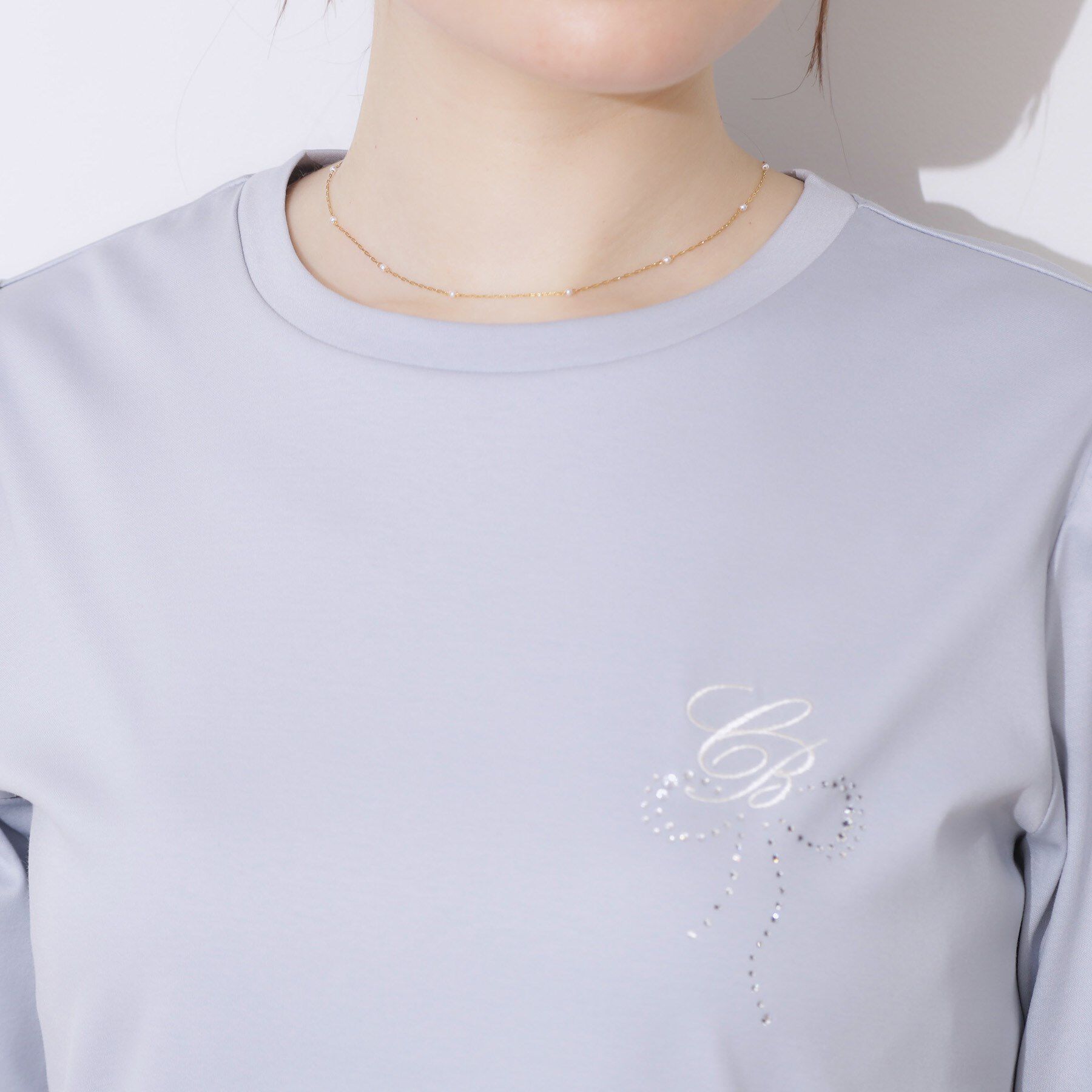 Couture broach「【接触冷感・UV・マシンウォッシャブル】60CBロゴT」|Tシャツ・カットソー|