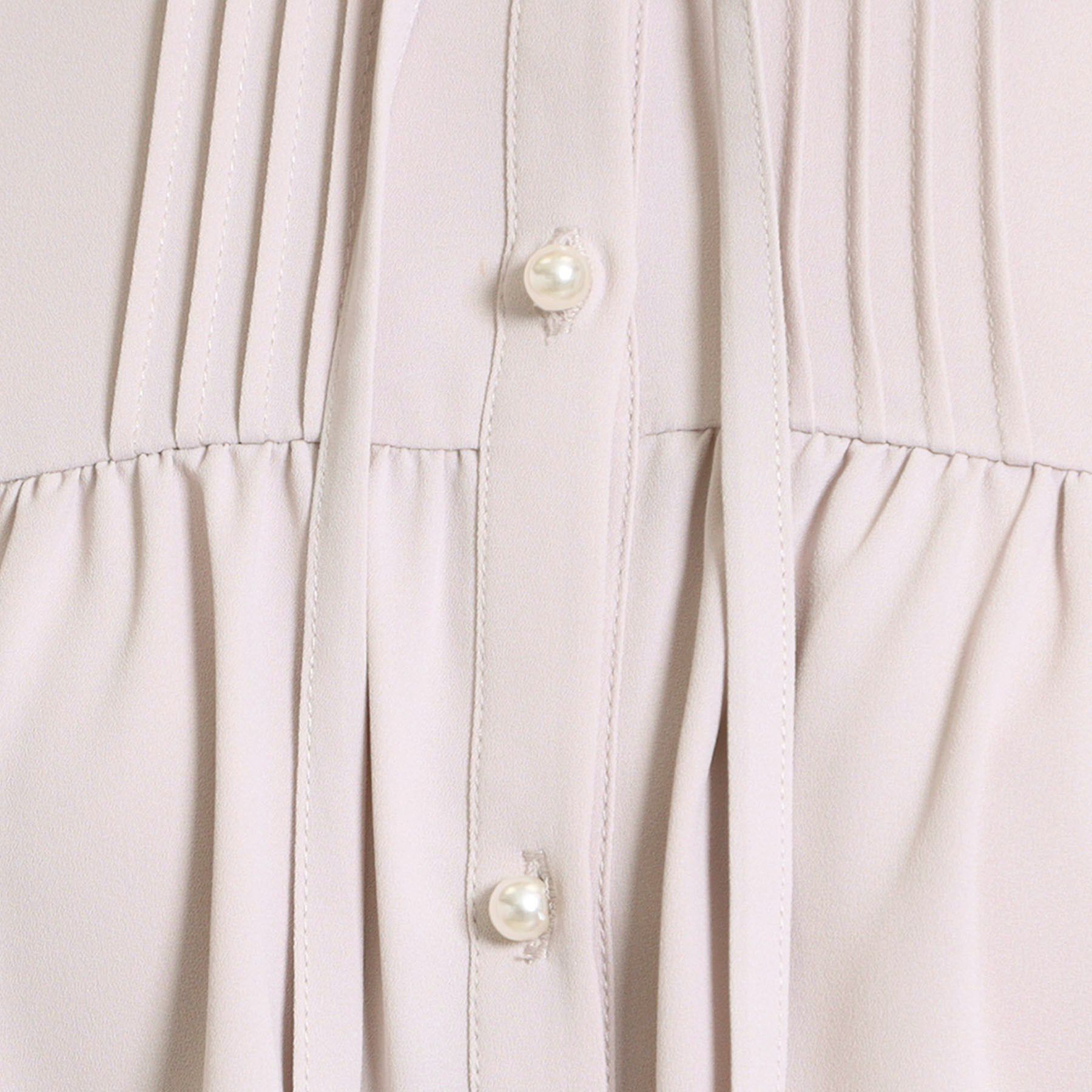 Couture broach「【洗える・リボン取り外し可】フリルジョーゼットブラウス」|シャツ・ブラウス|