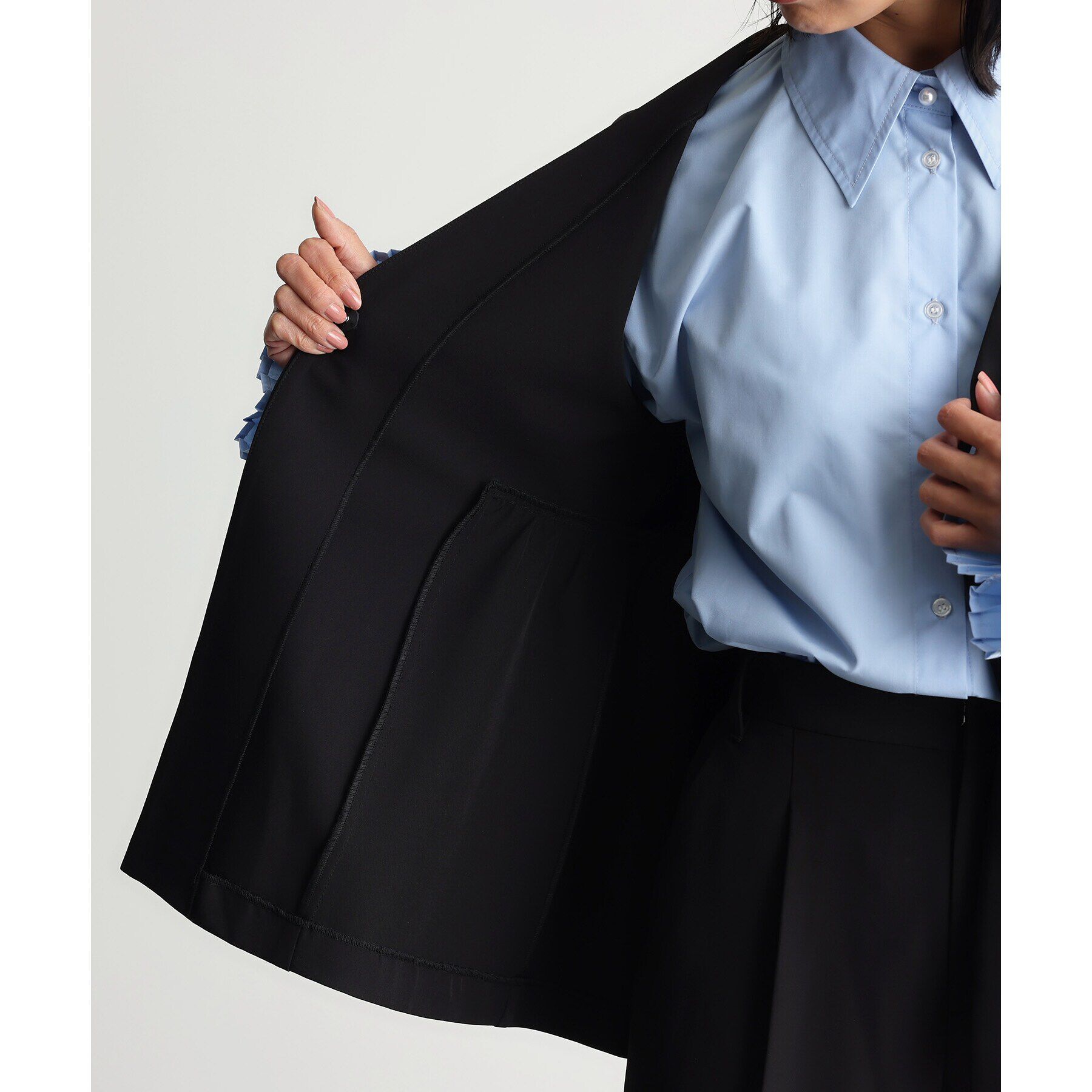 THE SHOP TK「【汚れ＆シワが付きにくい/セレモニー/通勤】ダブルクロスジレ/洗濯機OK」|ベスト・ジレ|