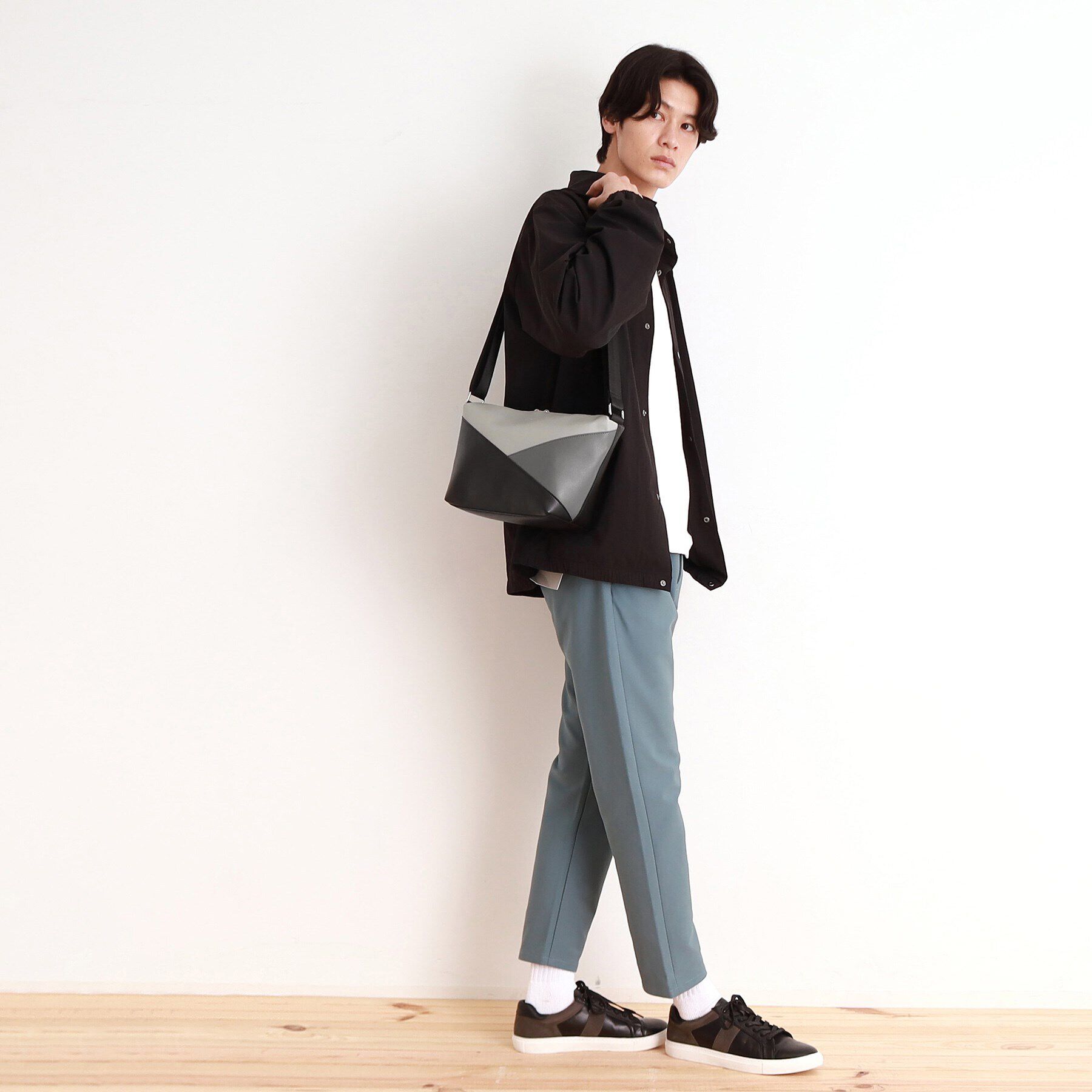 THE SHOP TK「【新色追加】パネルラインショルダー」|ショルダー・メッセンジャー|