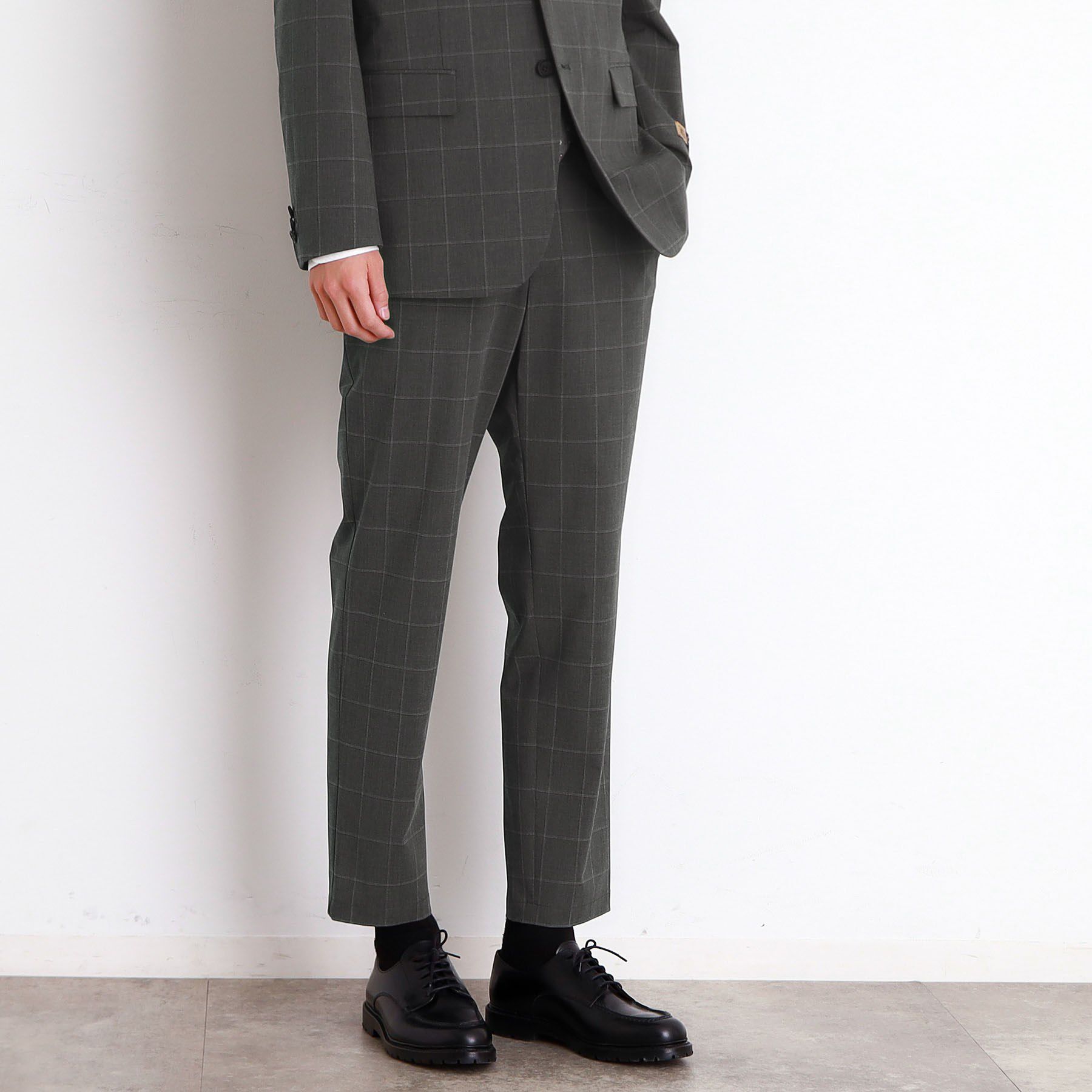 THE SHOP TK「CARREMANスラックス セットアップ可」|その他|グレー(212)