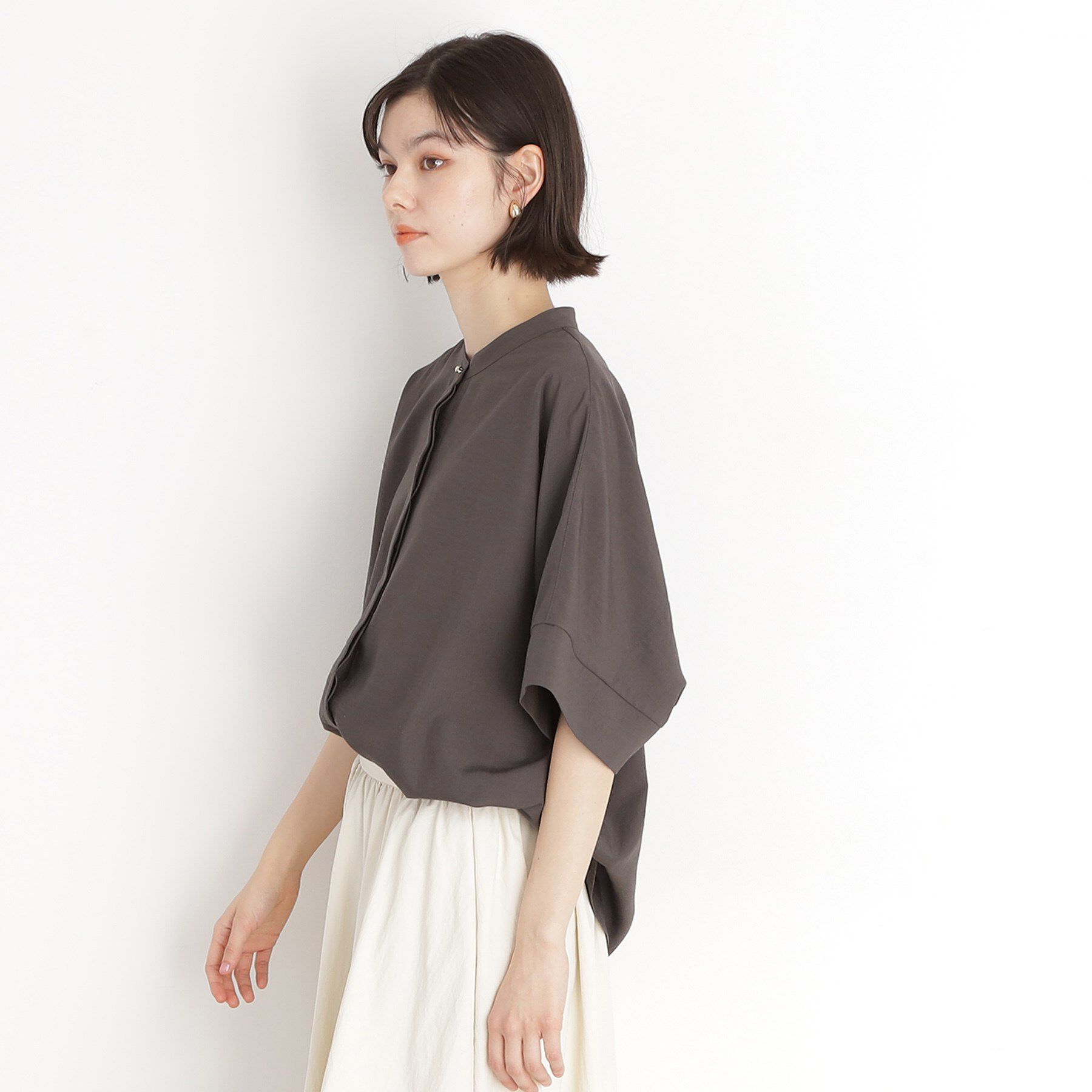 THE SHOP TK「ドルマンブラウス【7色展開/洗濯機OK/体型カバー】」|シャツ・ブラウス|