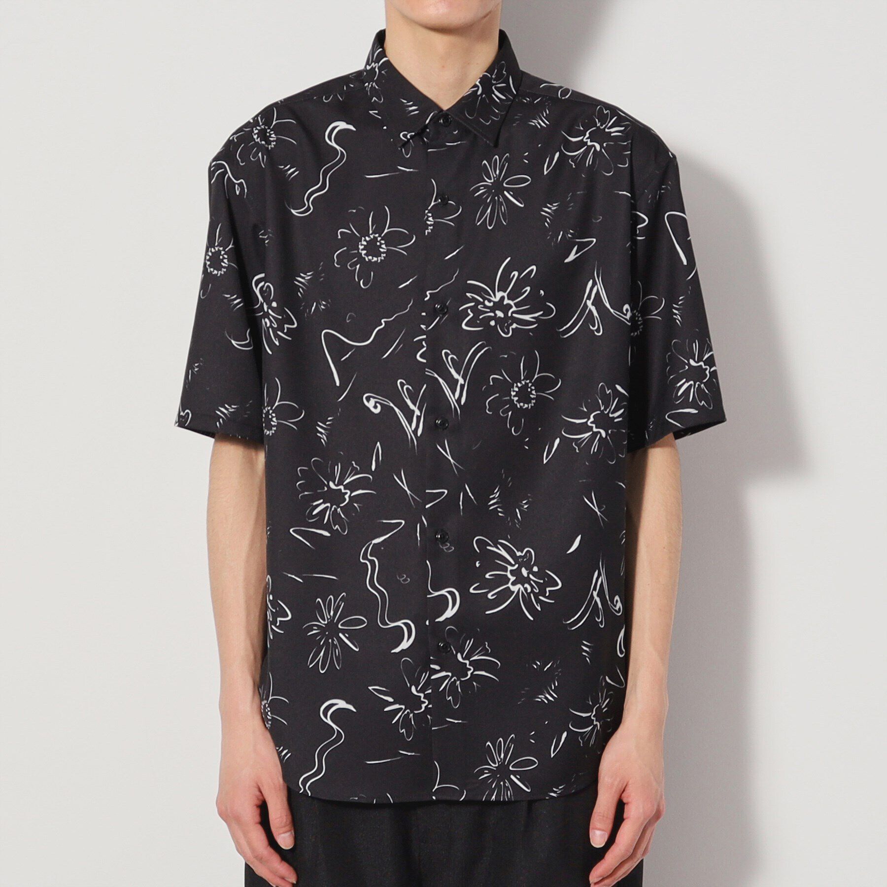 THE SHOP TK「ドライポリプリント半袖シャツ　洗える/吸水速乾」|シャツ・ブラウス|