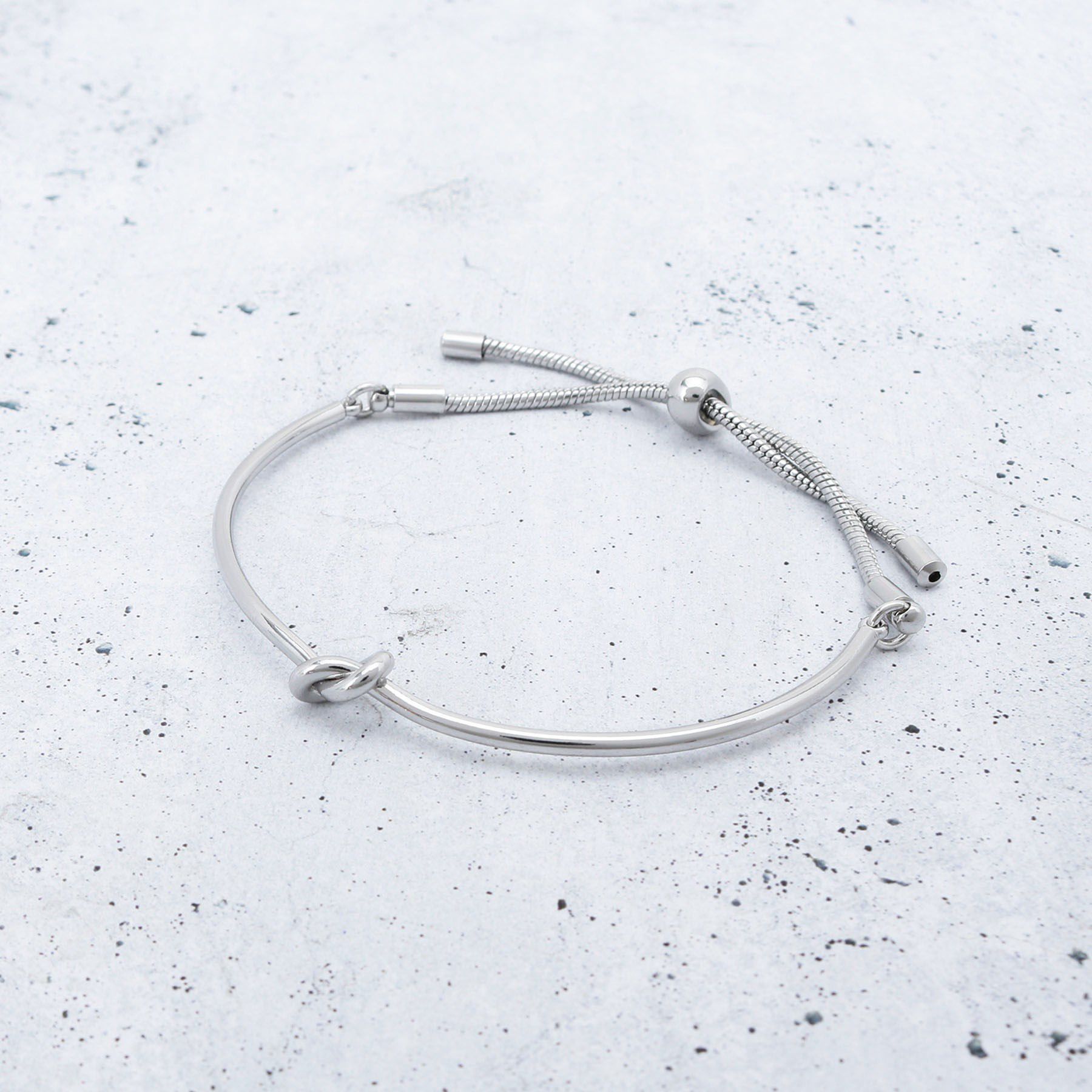 THE SHOP TK「細ノットスライドブレスレット」|ブレスレット・バングル|