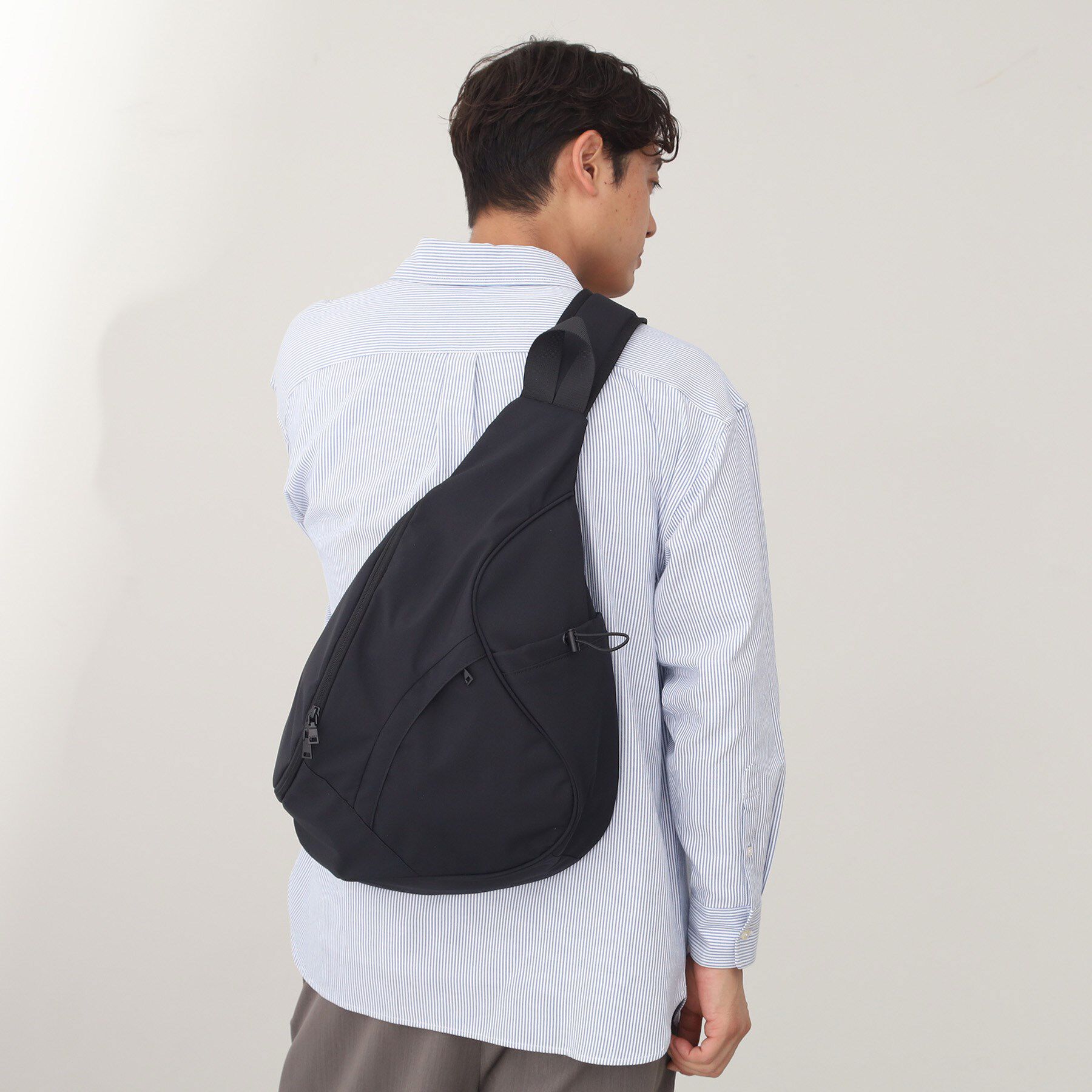 THE SHOP TK「トライアングルショルダーバッグ」|ショルダー・メッセンジャー|ブラック(019)