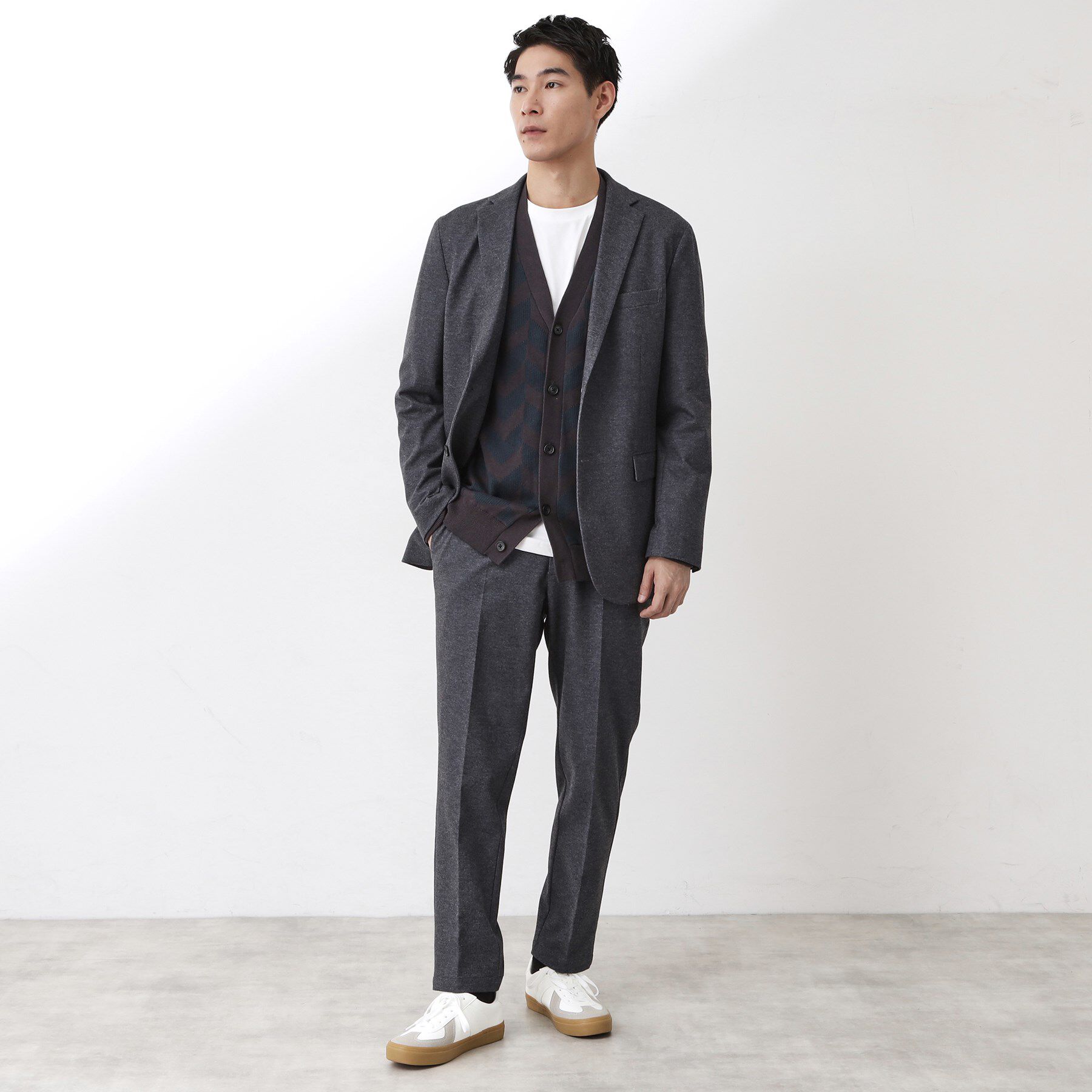 THE SHOP TK「起毛TRジャージスラックス【洗濯機OK／ストレッチ／セットアップ可】」|その他|