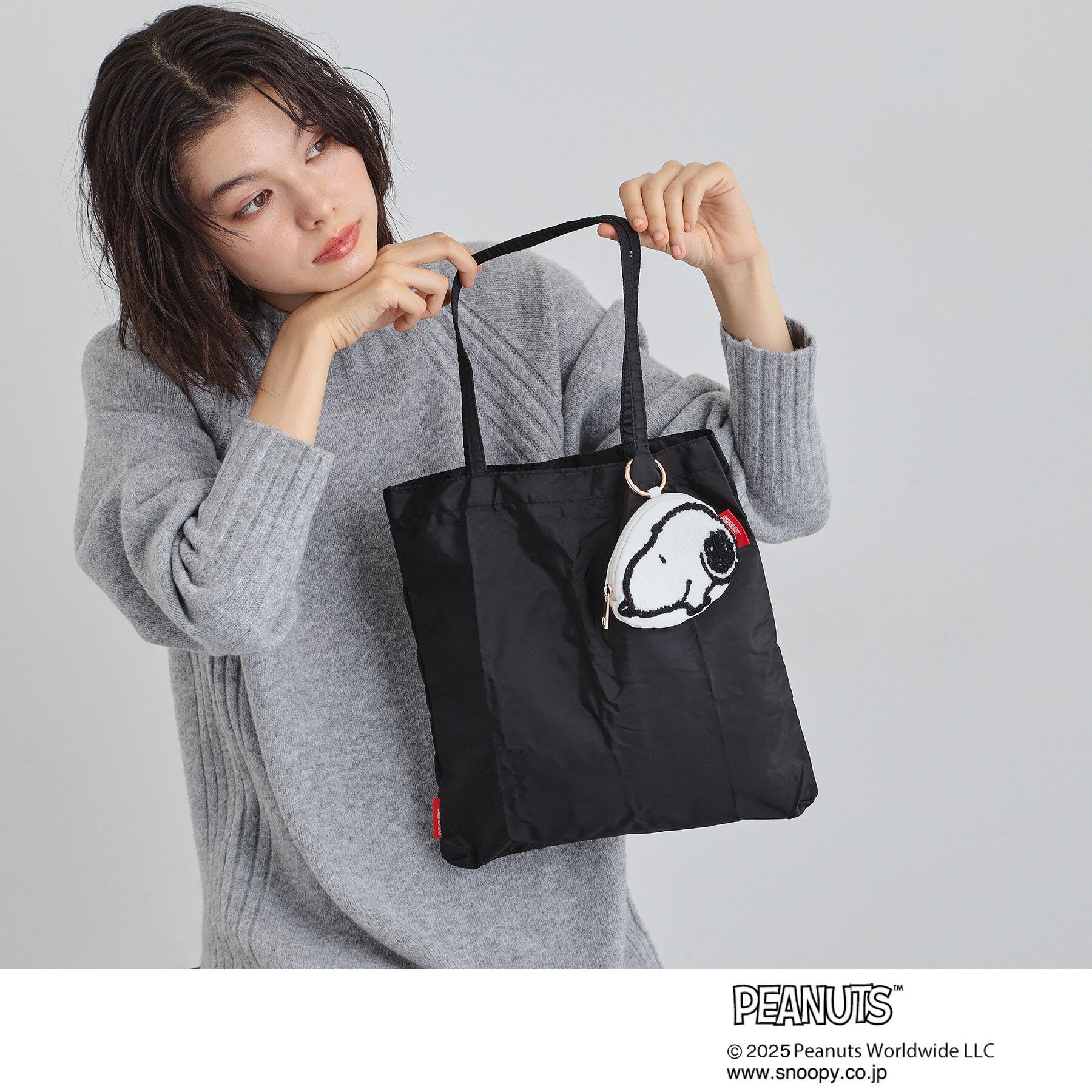 THE SHOP TK「PEANUTS/ピーナッツ ポーチ付エコバッグ」|エコバッグ|