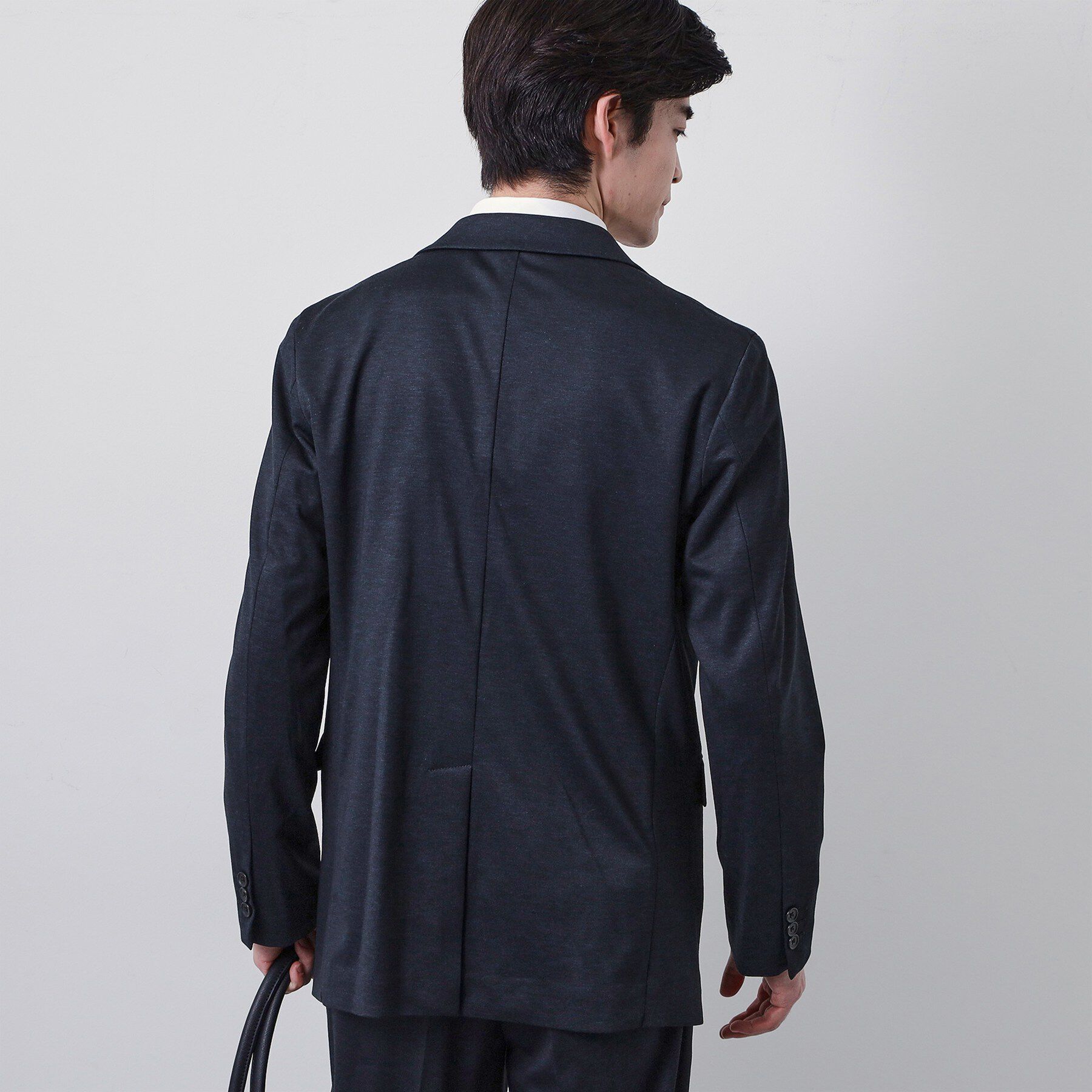 THE SHOP TK「【動きやすい、快適ビジネスジャケット】TRジャージ ジャケット　セットアップ可/洗濯機OK/ストレッ」|テーラードジャケット|