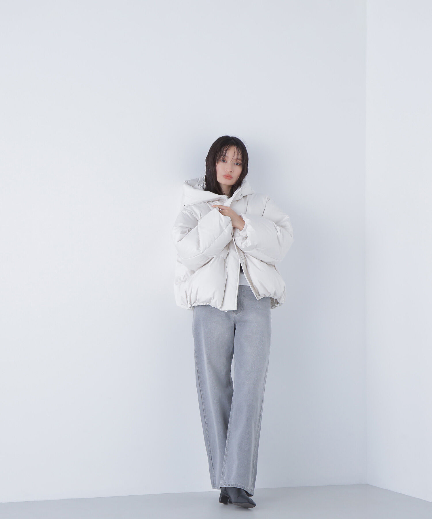  「ショートフードダウン」|ブルゾン・スタジャン|