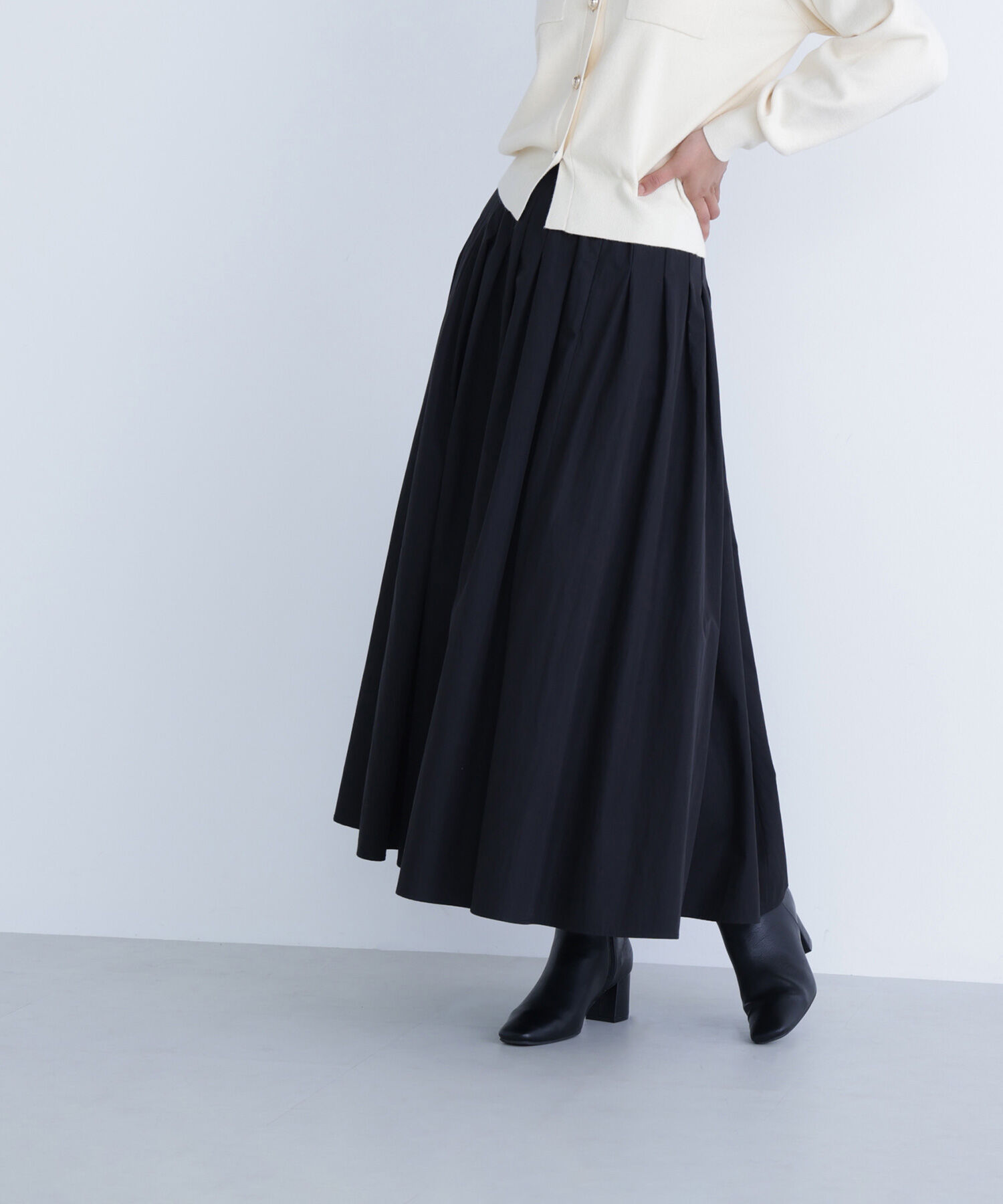  「タフタボリュームスカート」|スカート|