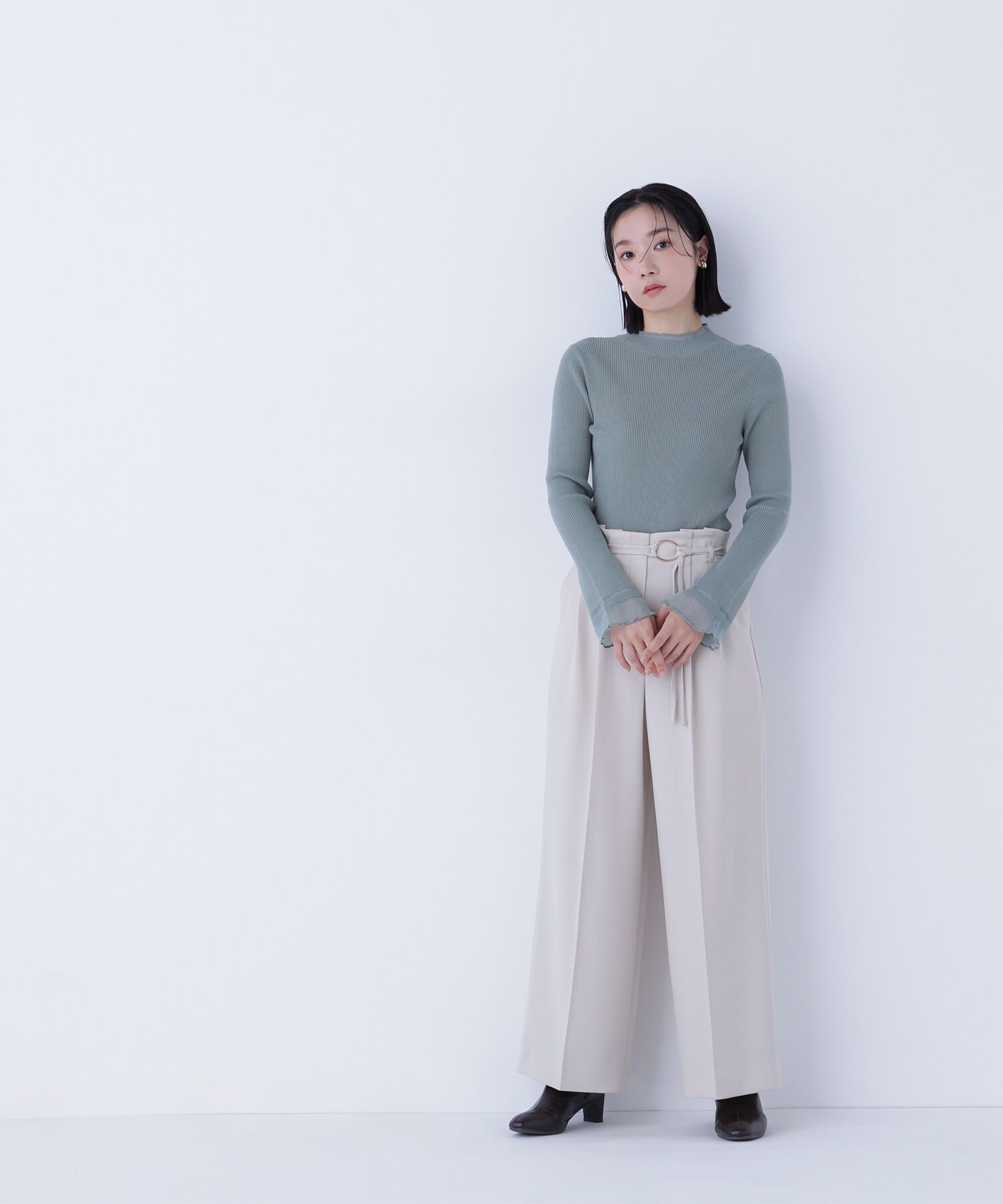  「ダブルベルトワイドパンツII」|その他|