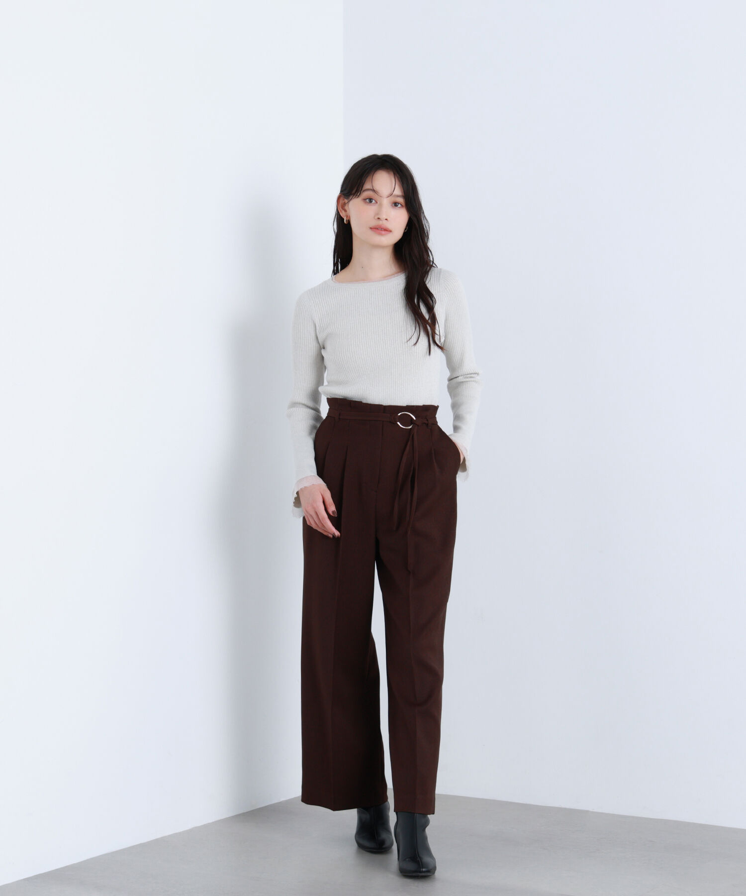  「ダブルベルトワイドパンツII」|その他|