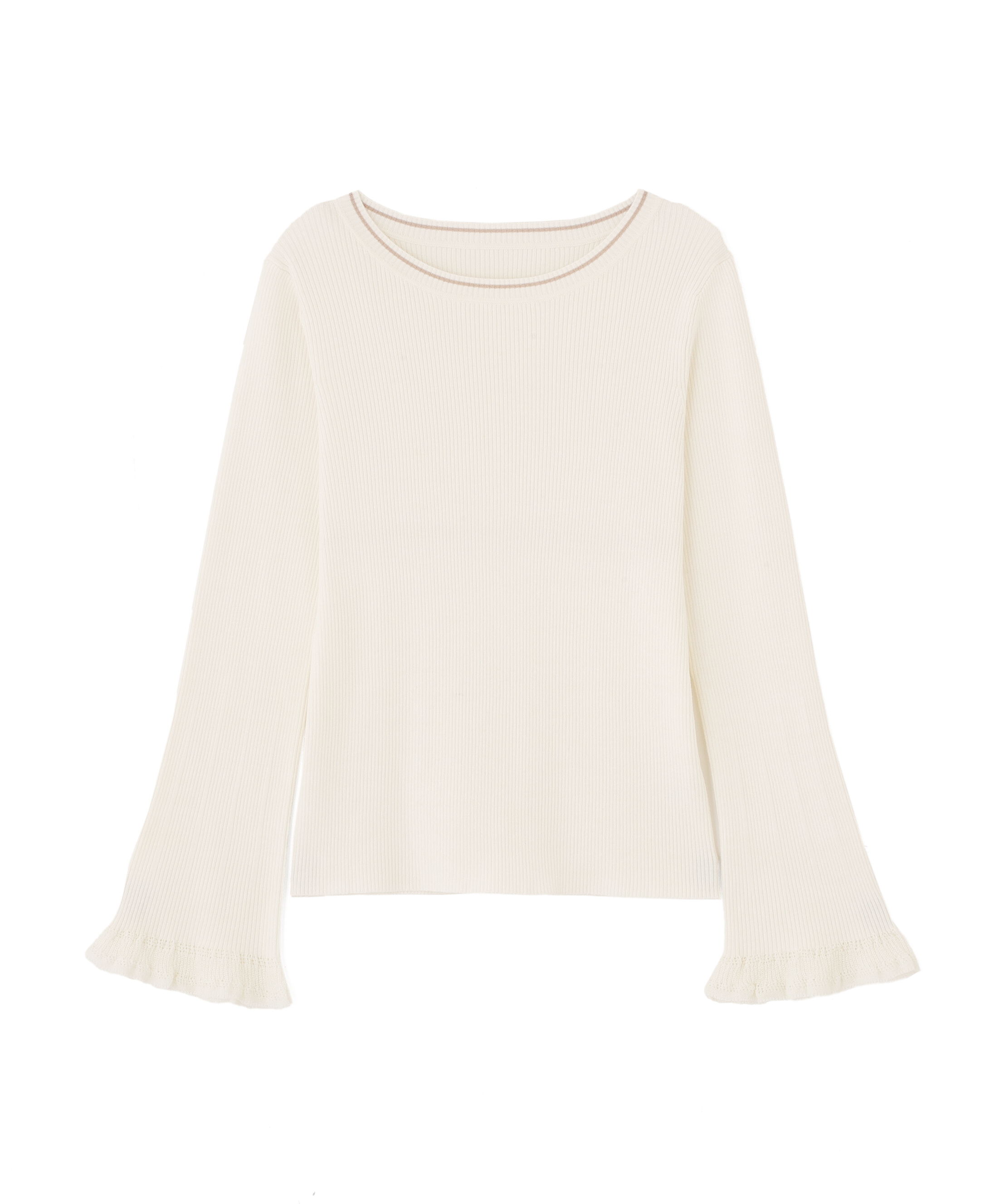  「レーシーカフスリブニット」|ニット・セーター|