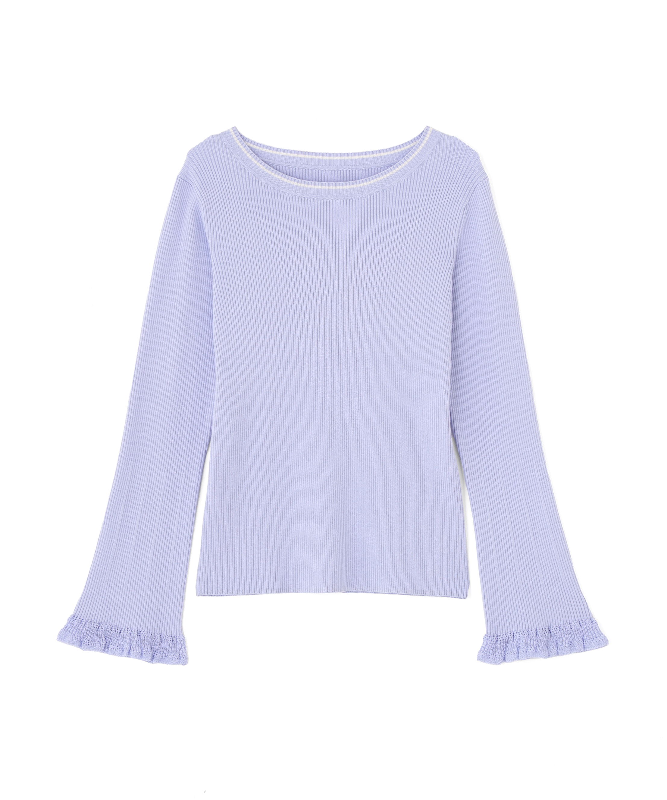  「レーシーカフスリブニット」|ニット・セーター|