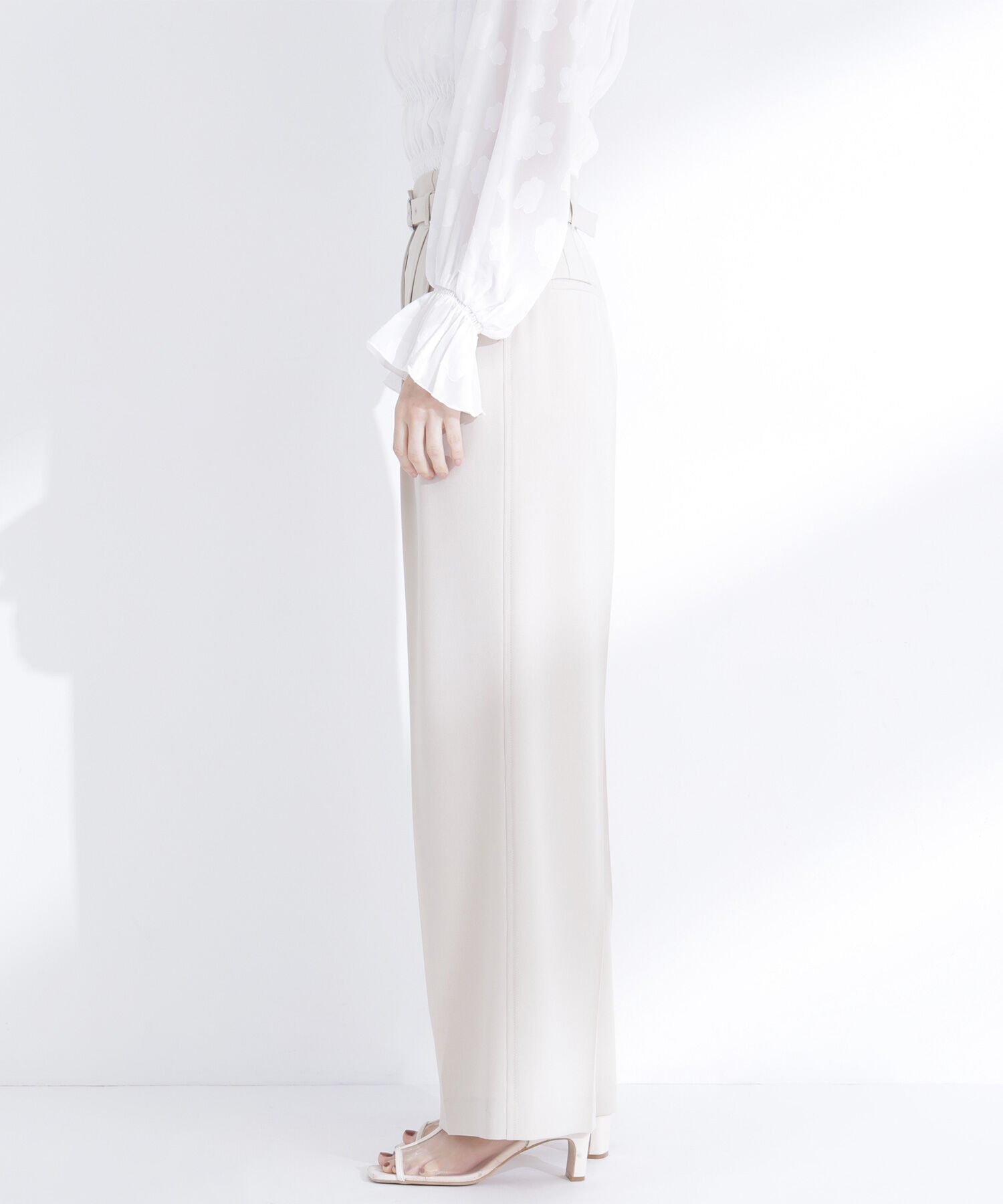  「タックステッチベルテッドパンツ」|その他|